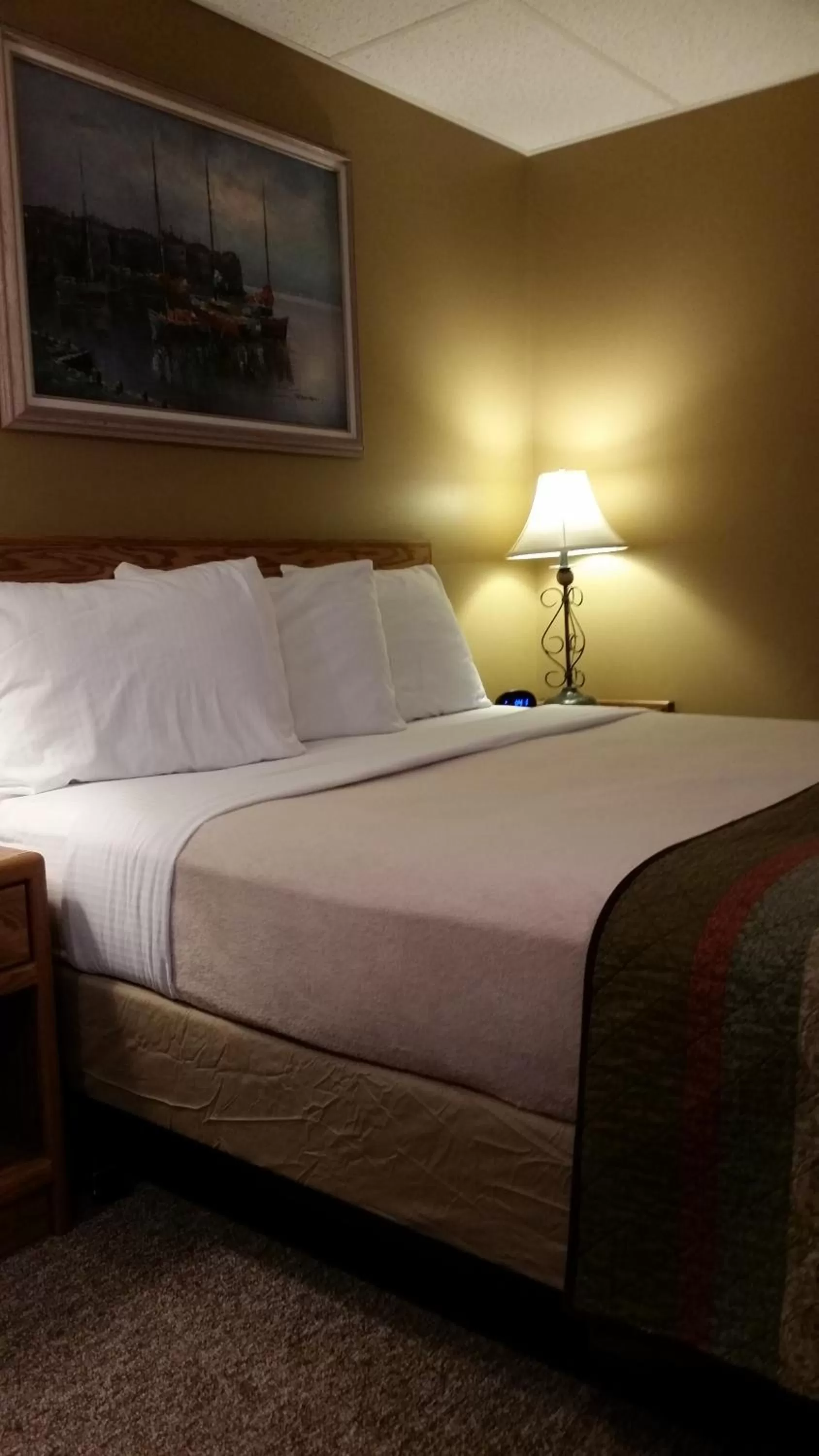 Bed in Lakeshor Motor Inn