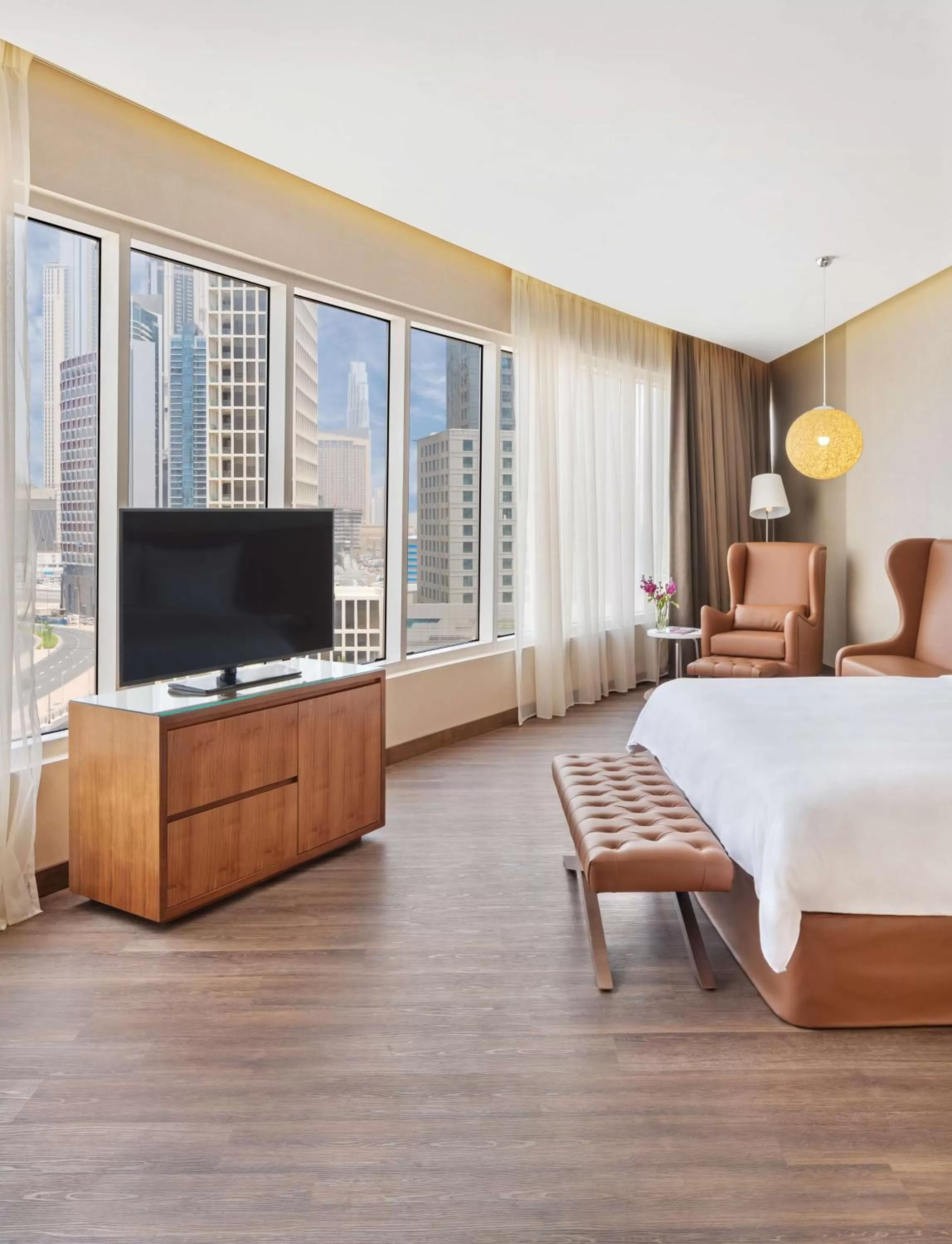 Photo of the whole room, Bed in Radisson Blu Hotel, Dubai Canal View
