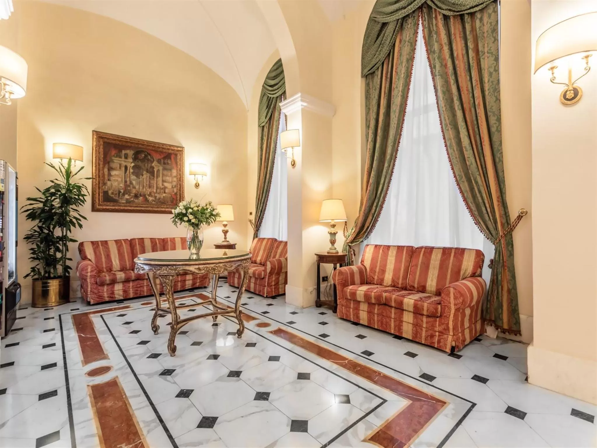 Lobby or reception in Raeli Hotel Archimede