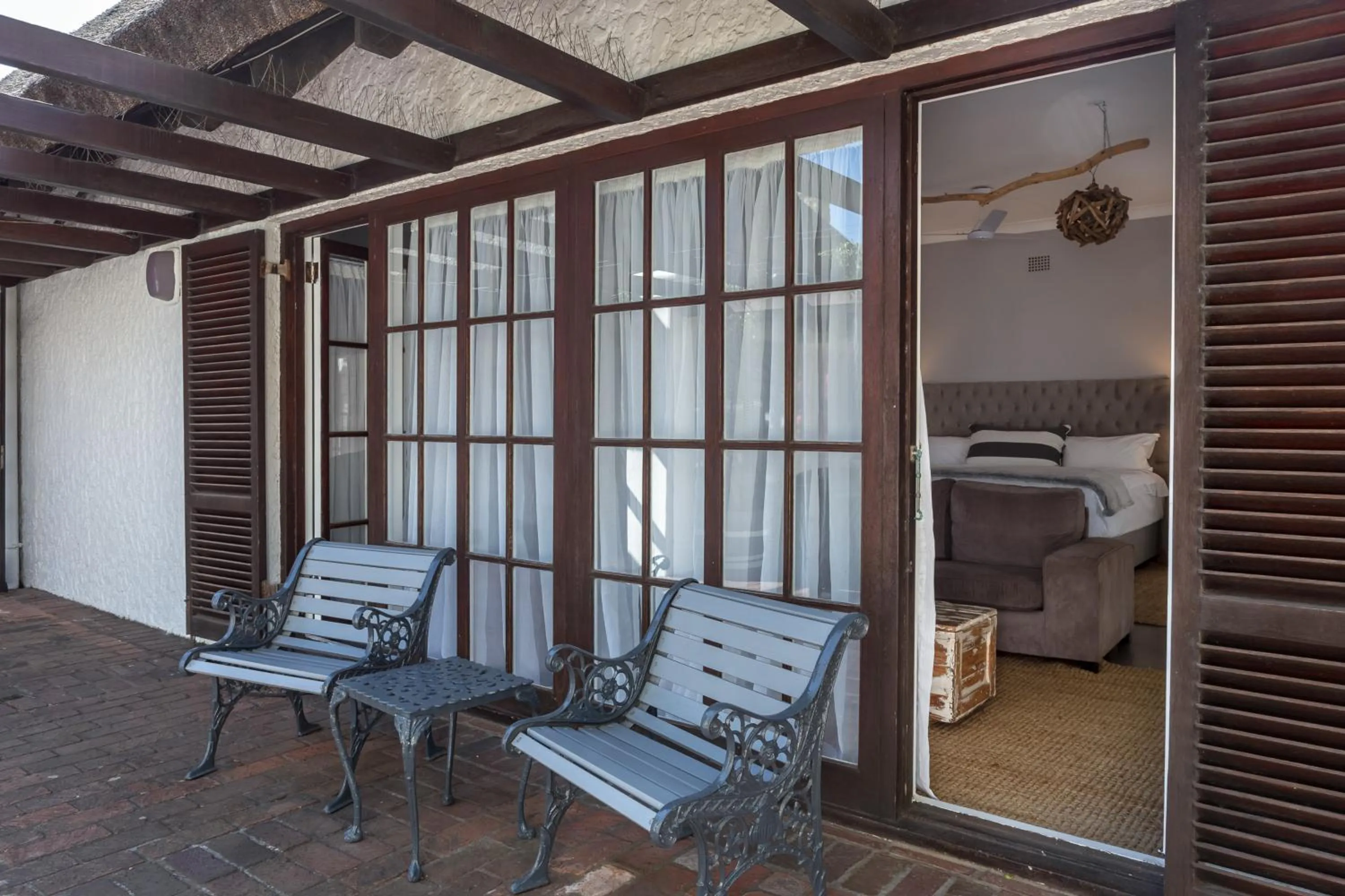 Patio in Whale Rock Luxury Lodge