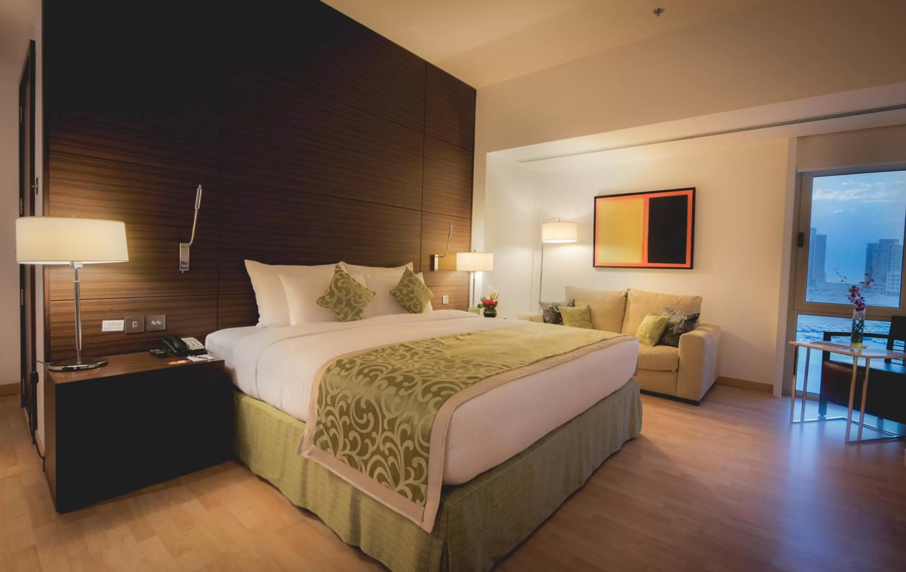 Bed in Asdal Gulf Inn Boutique Hotel- SEEF