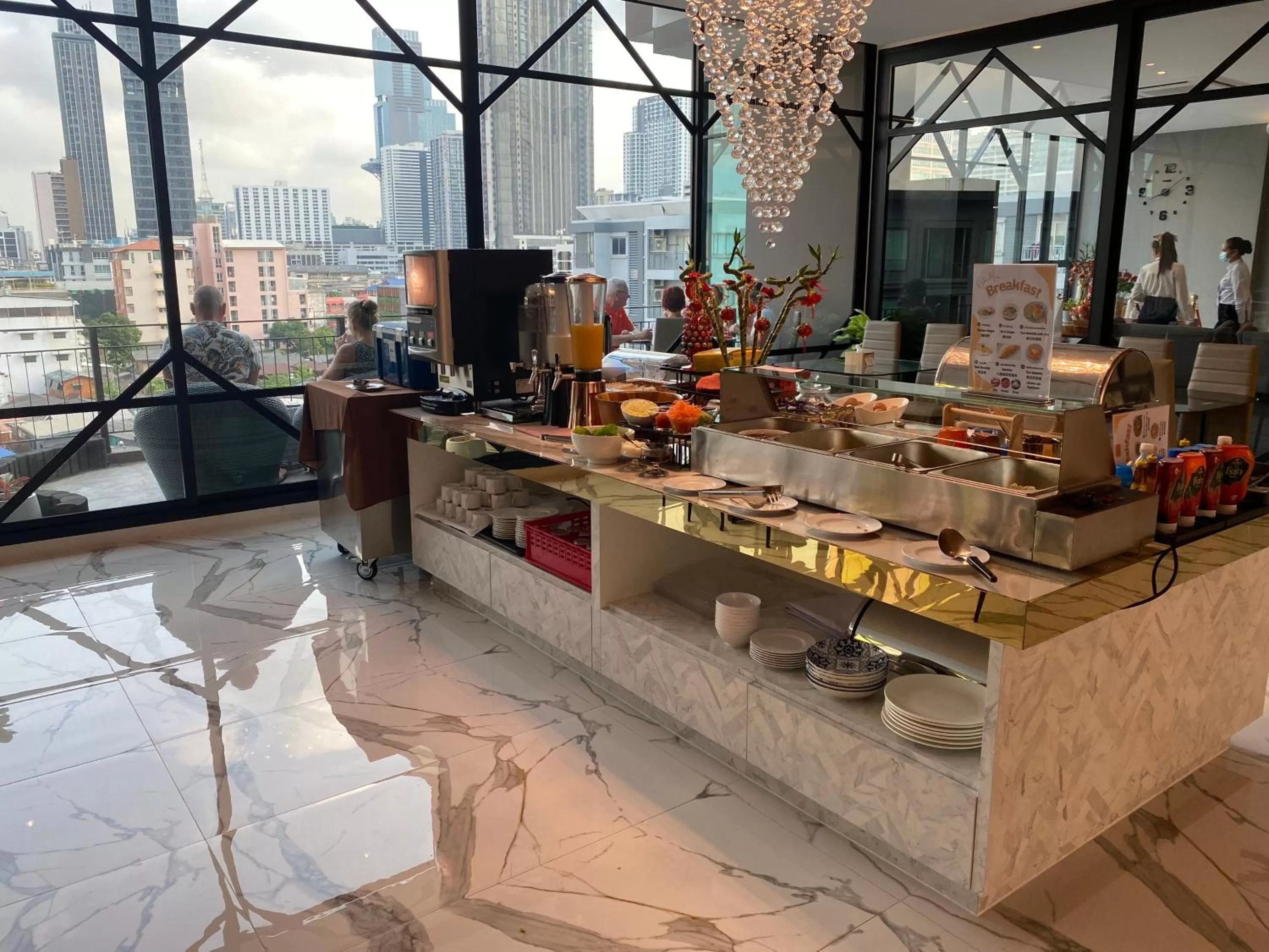 Breakfast in S3 Siam Bangkok Hotel