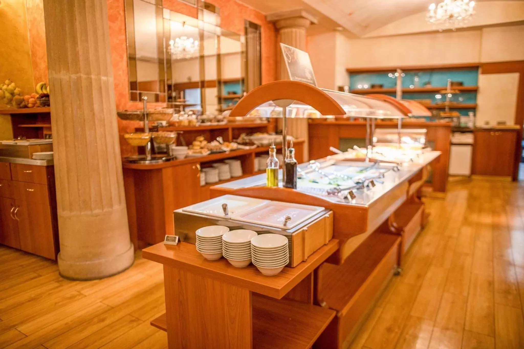 Buffet breakfast in Hotel Meteor Plaza Prague