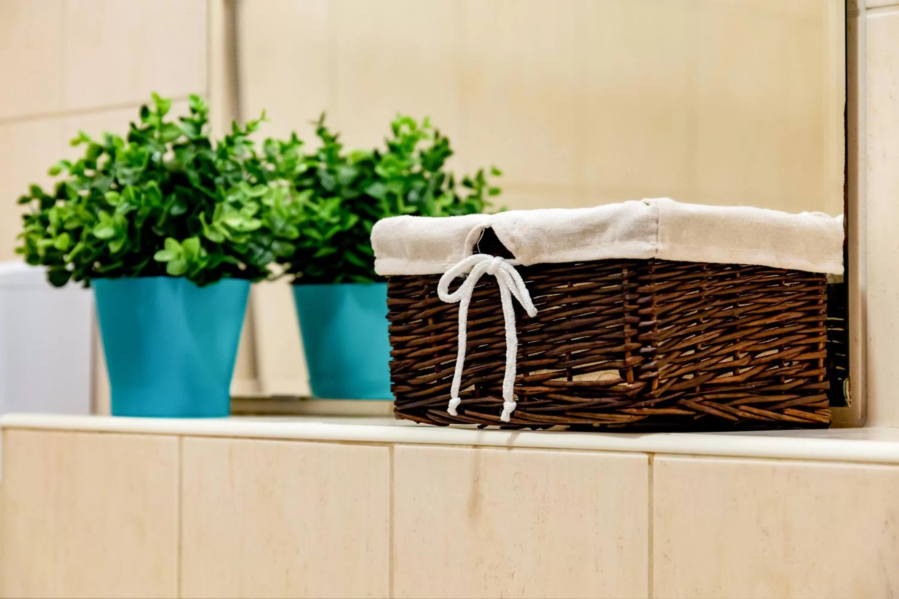 Decorative detail in Agape Apartments