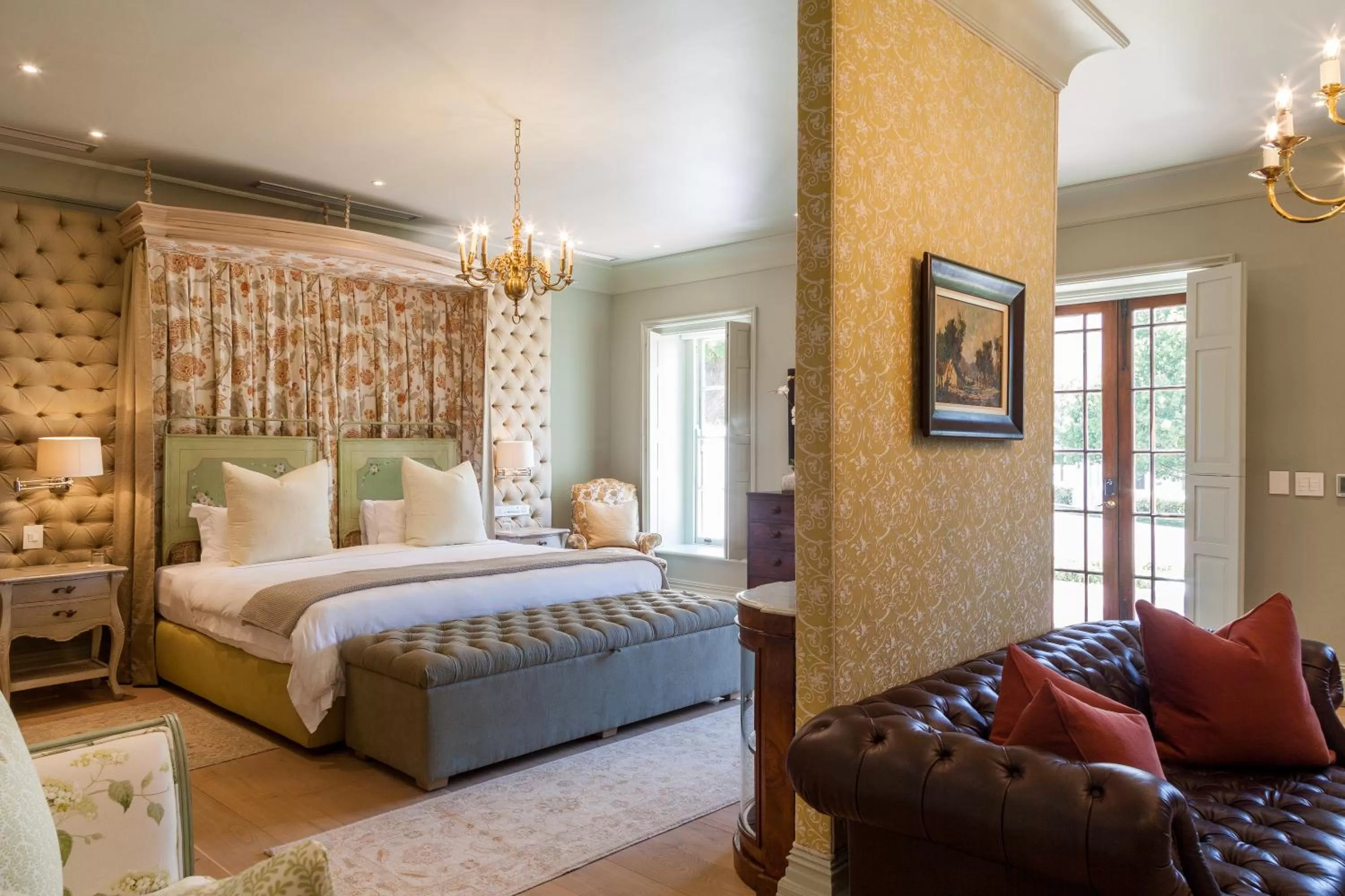 Bed in Lanzerac Hotel & Spa