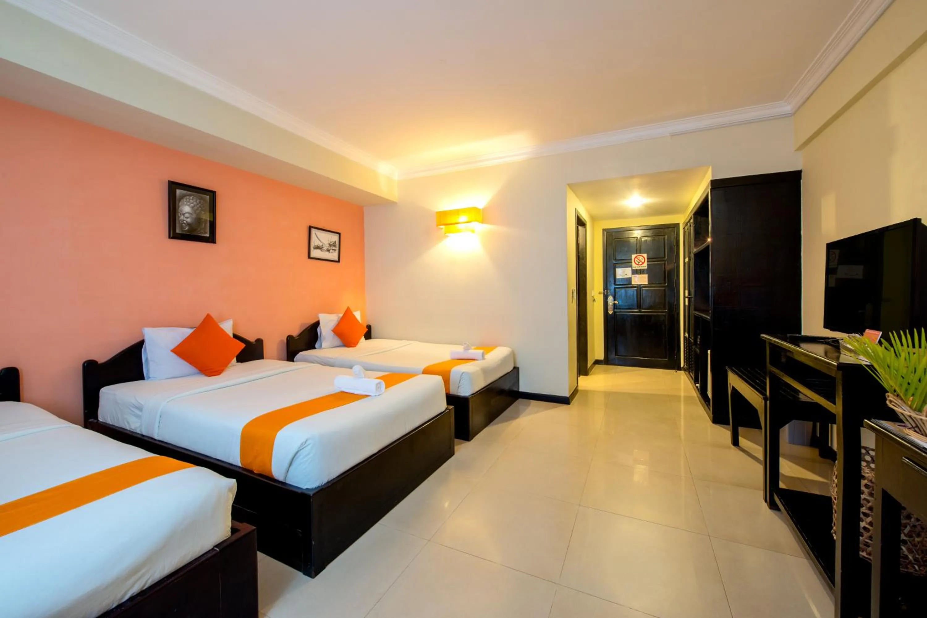 Photo of the whole room, Bed in Angkor Panoramic Boutique Hotel