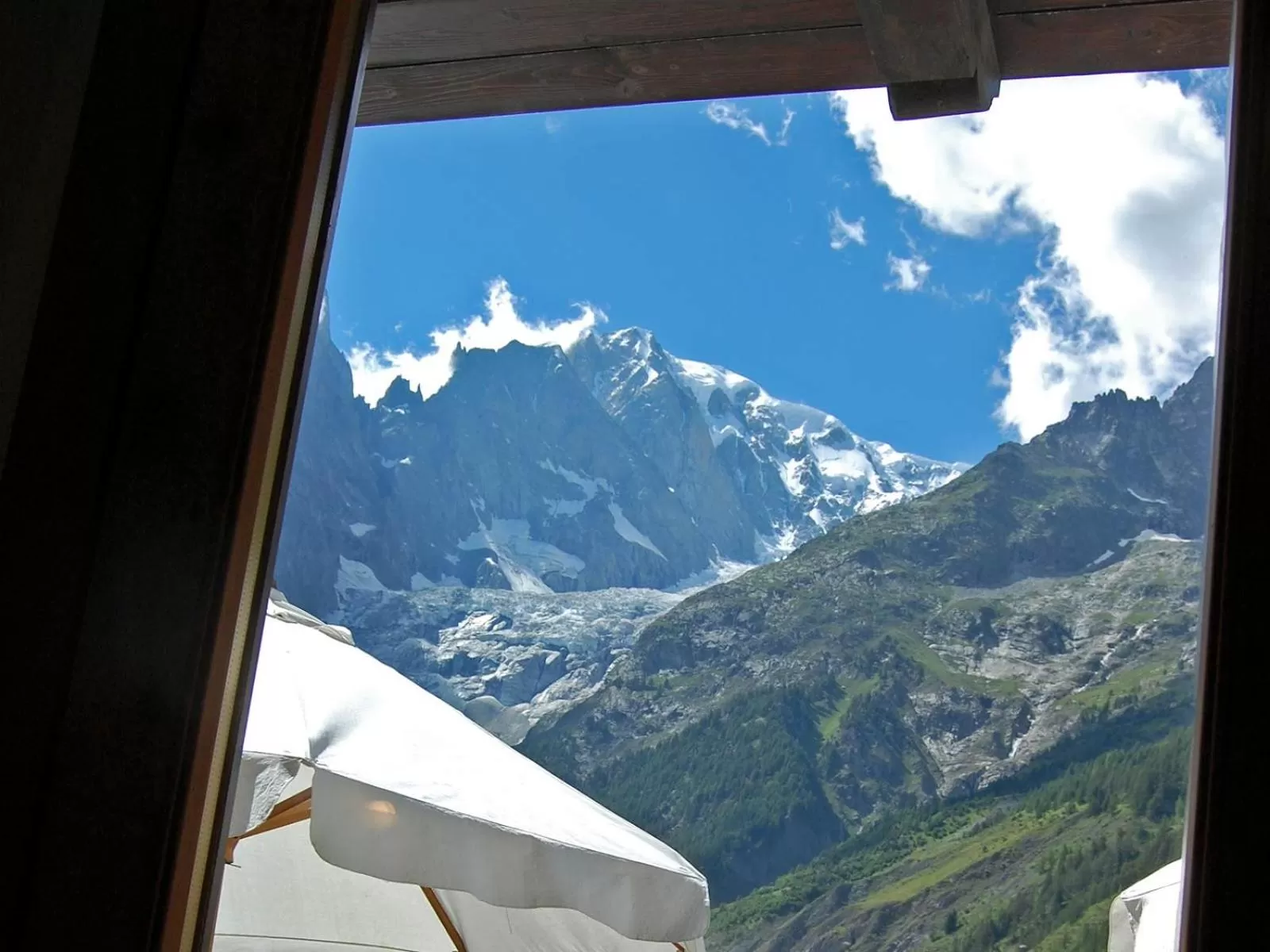 Mountain view in Hotel Aigle