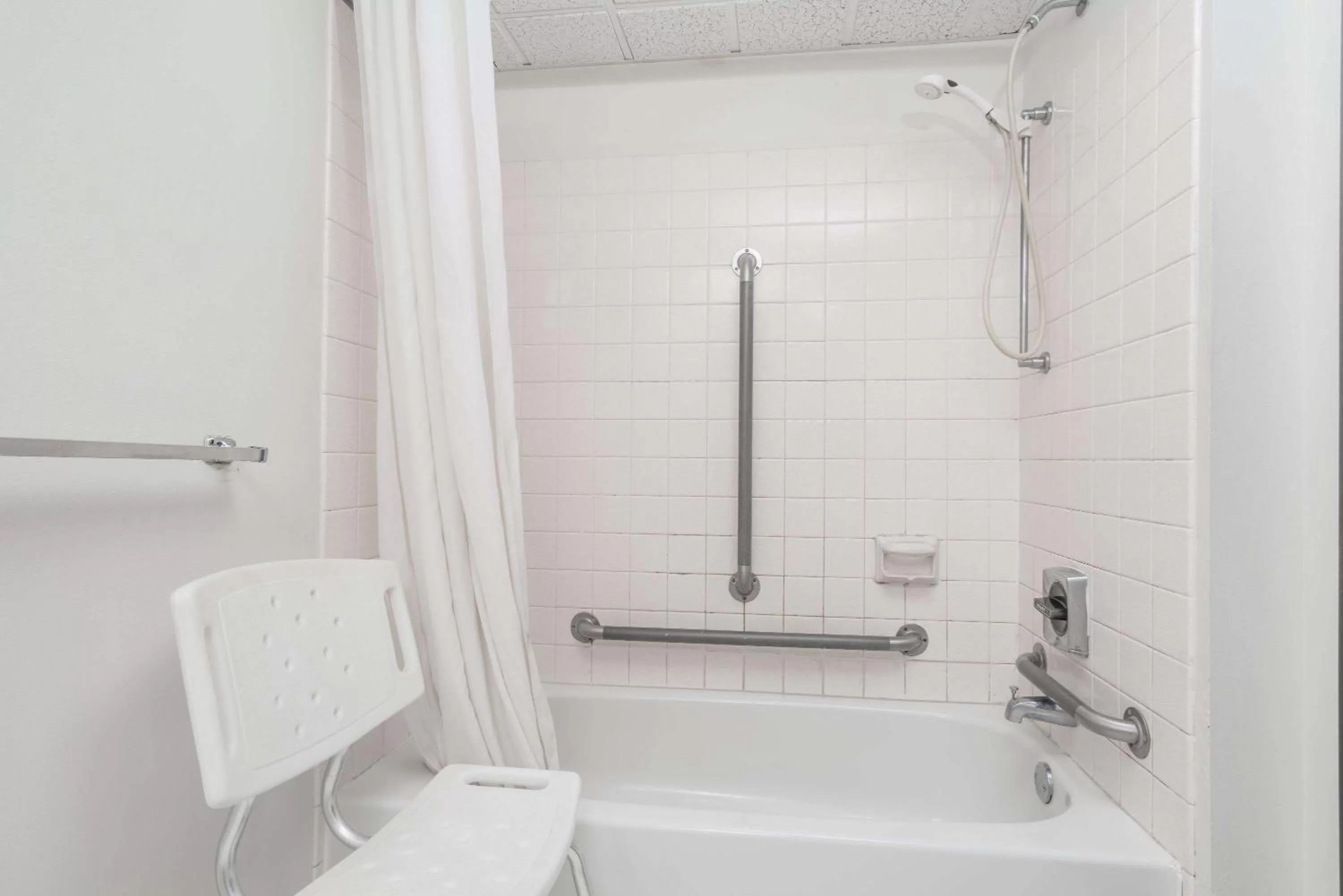 Bathroom in Super 8 by Wyndham Rice Lake