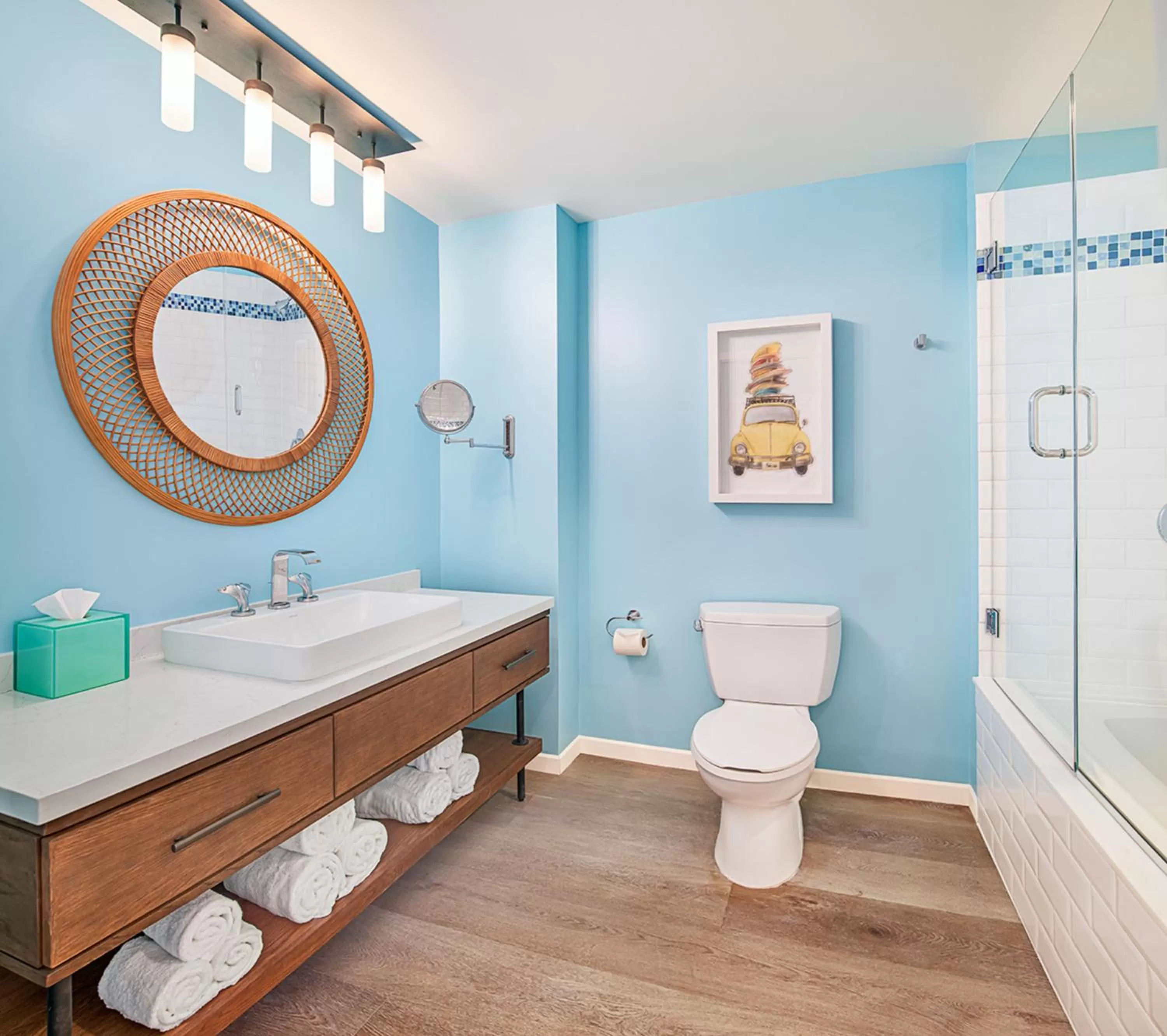 Bathroom in Margaritaville Hotel San Diego Gaslamp Quarter