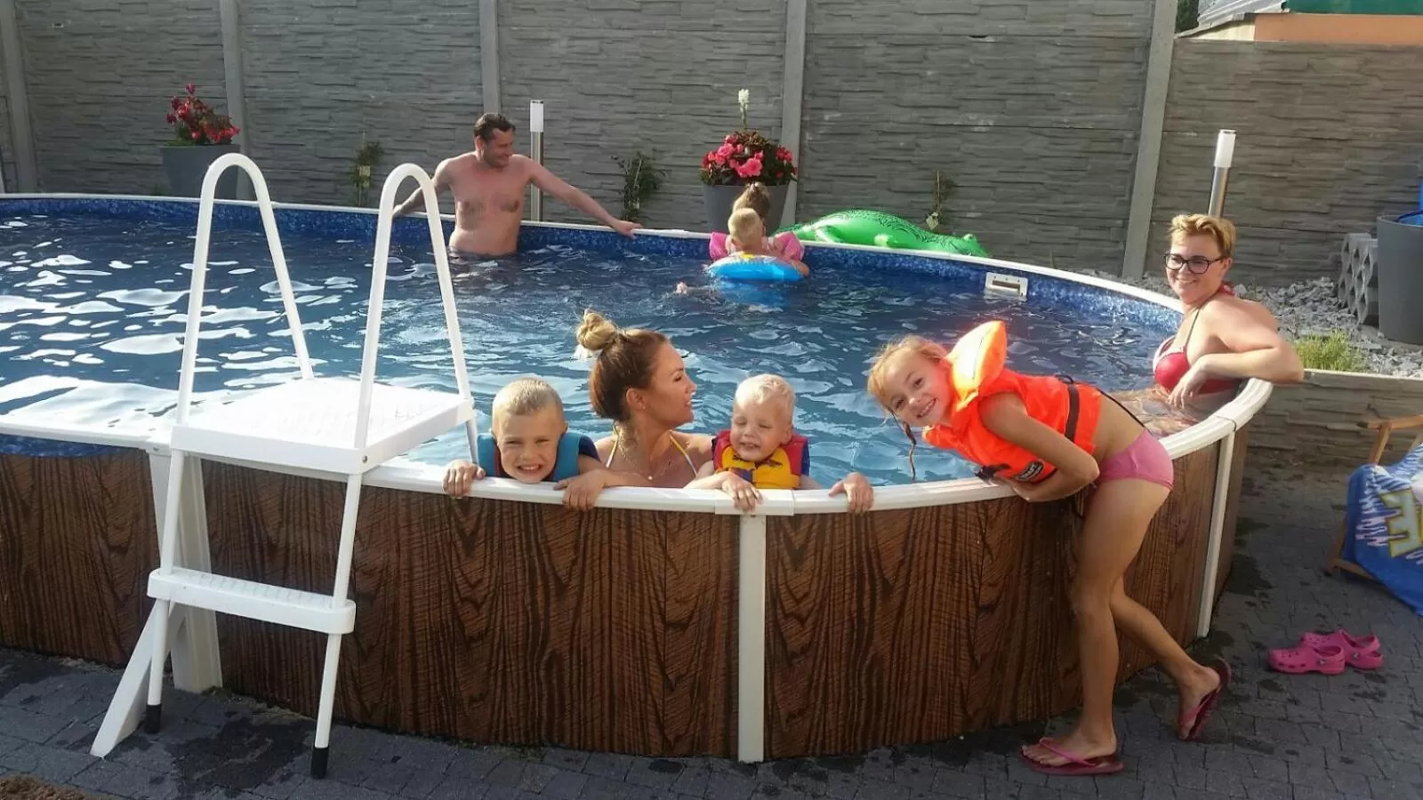 Pool view in Villa Nobis