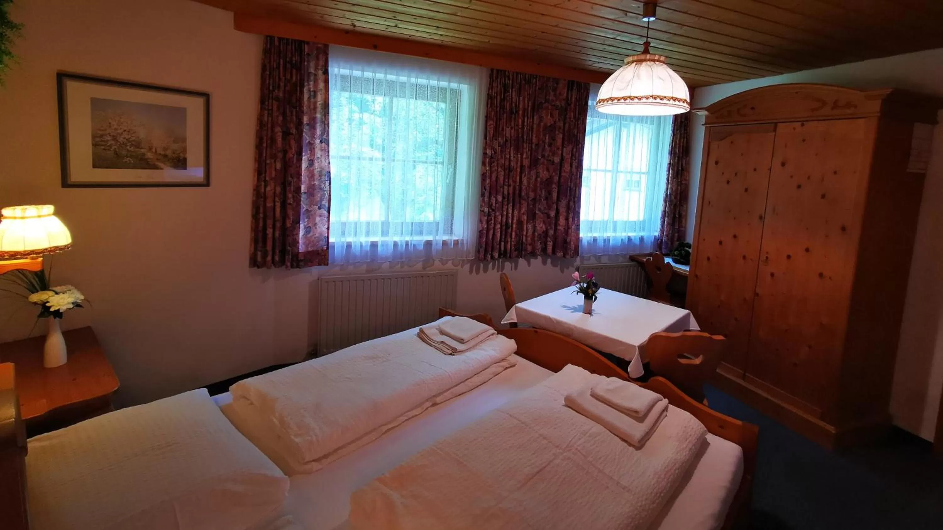 Bed in Gasthof Geronimo