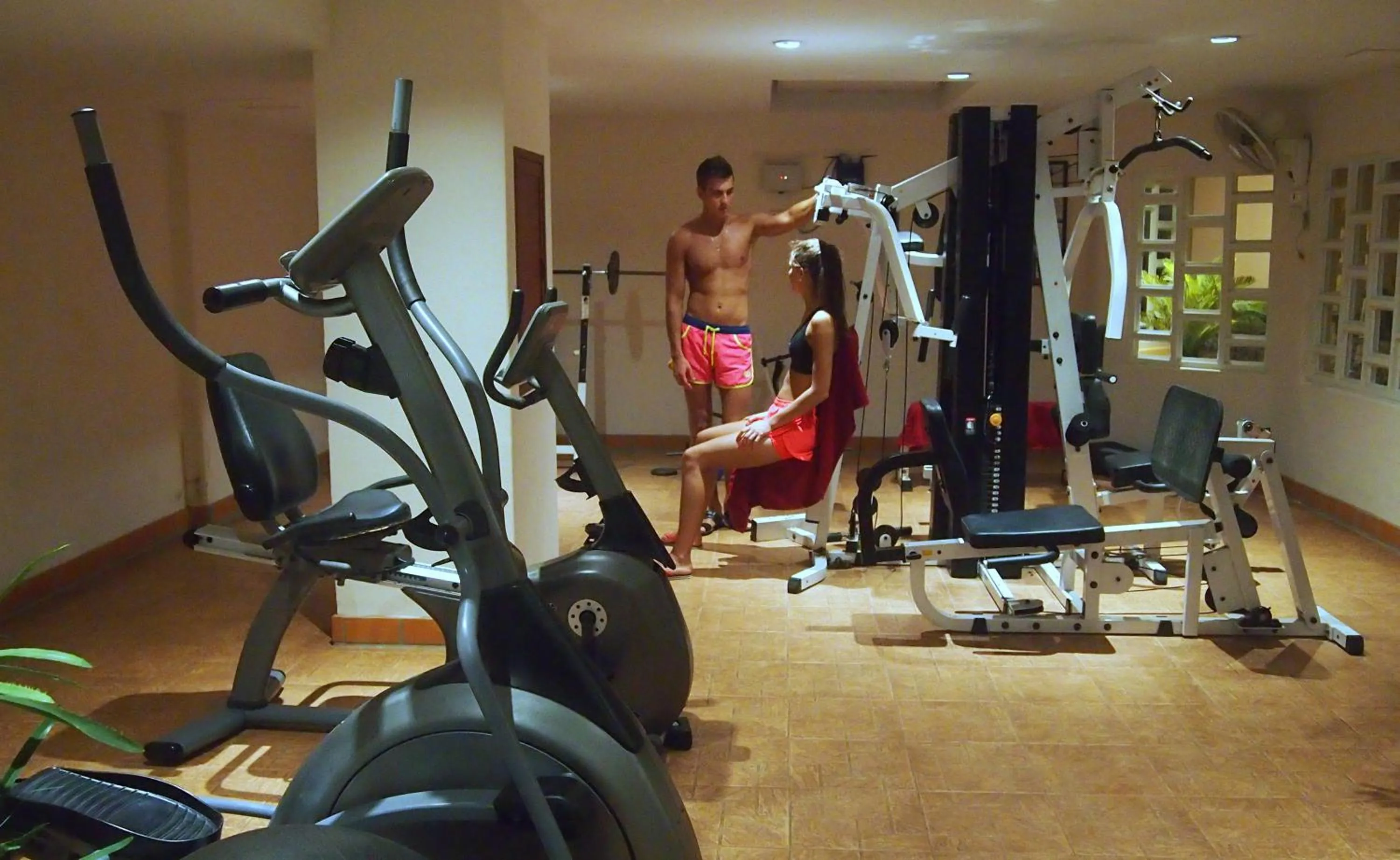 Fitness centre/facilities in Pacific Club Resort