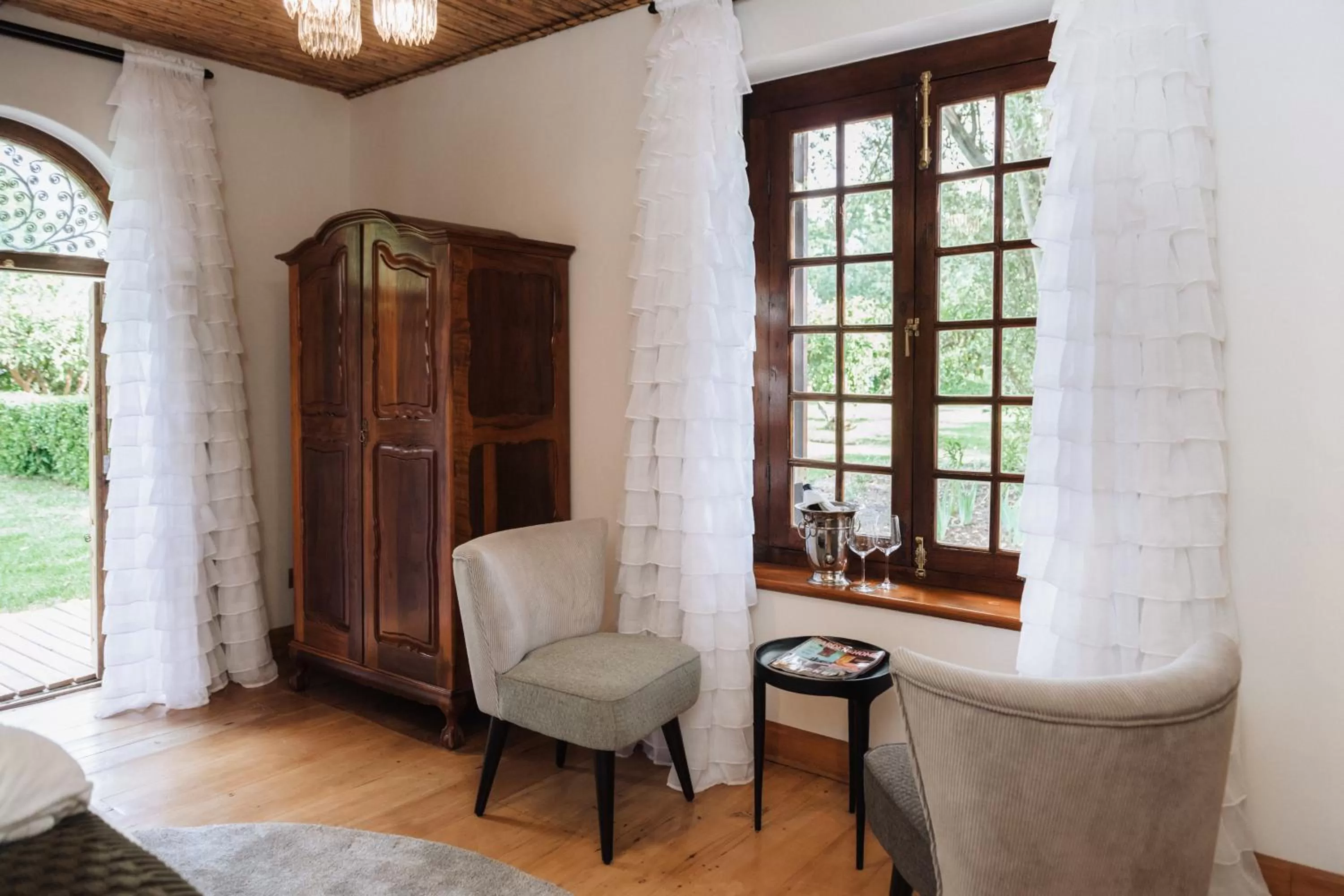 Seating area in Adara Palmiet Valley Luxurious Boutique Farm Hotel