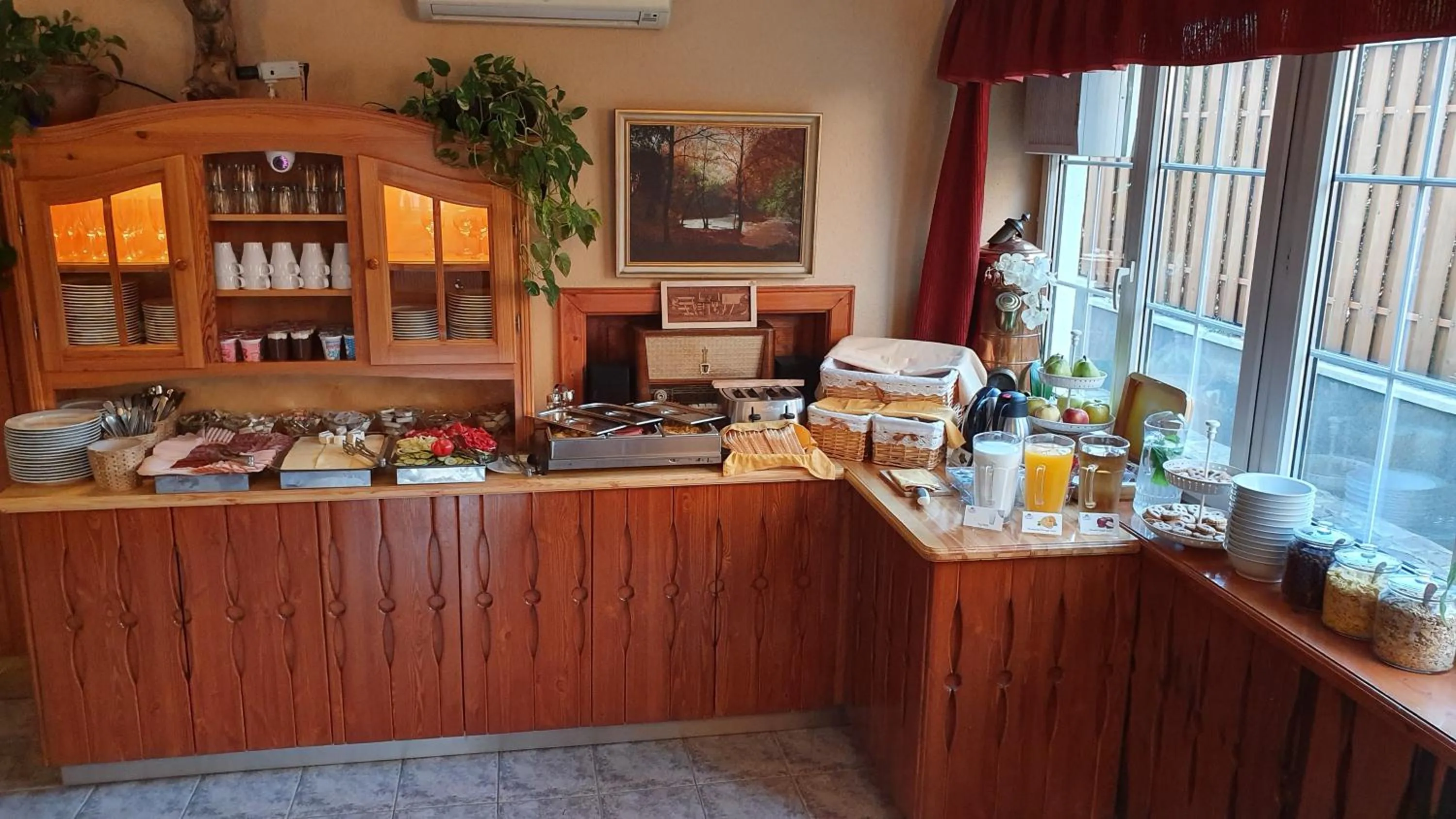 Buffet breakfast in Hotel Karin