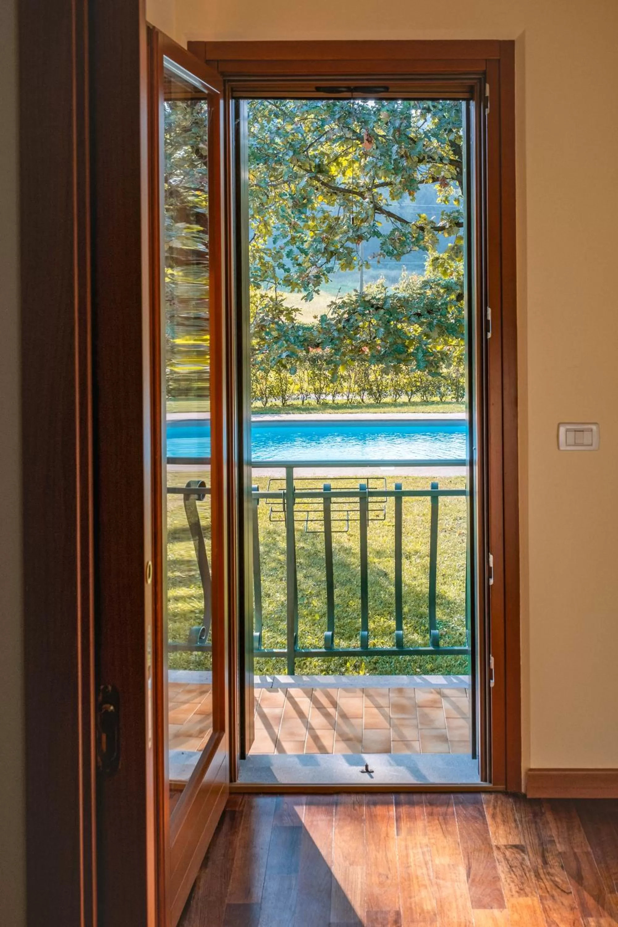 Pool view in Buccara B&B Due Del Monte