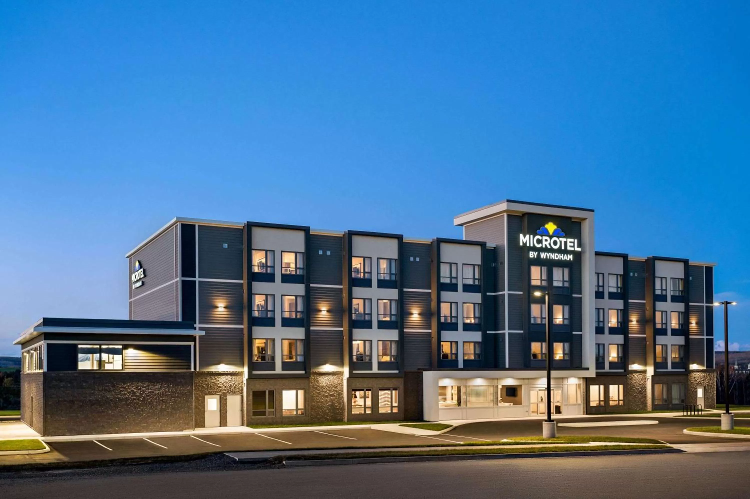 Property building in Microtel Inn & Suites by Wyndham Antigonish
