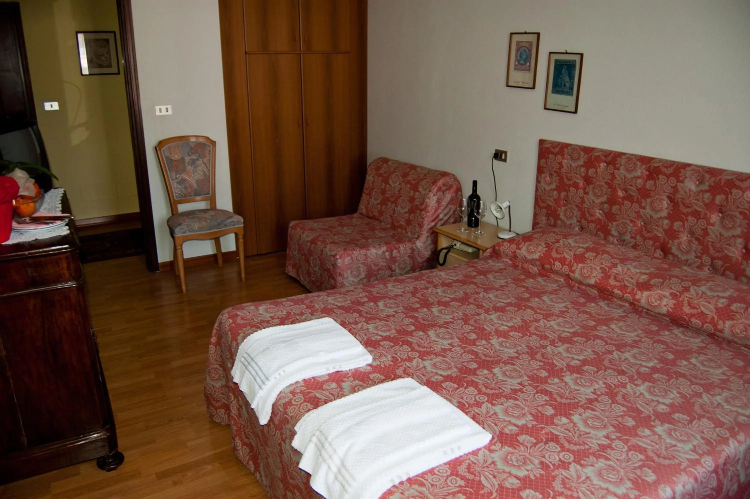 Bed in Hotel Marchesini