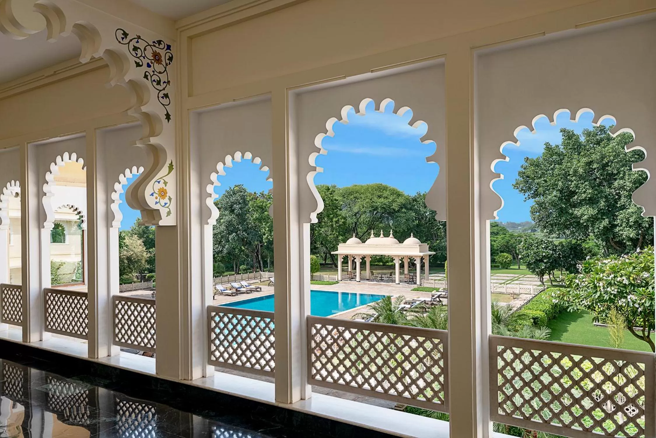 Patio in Trident Udaipur