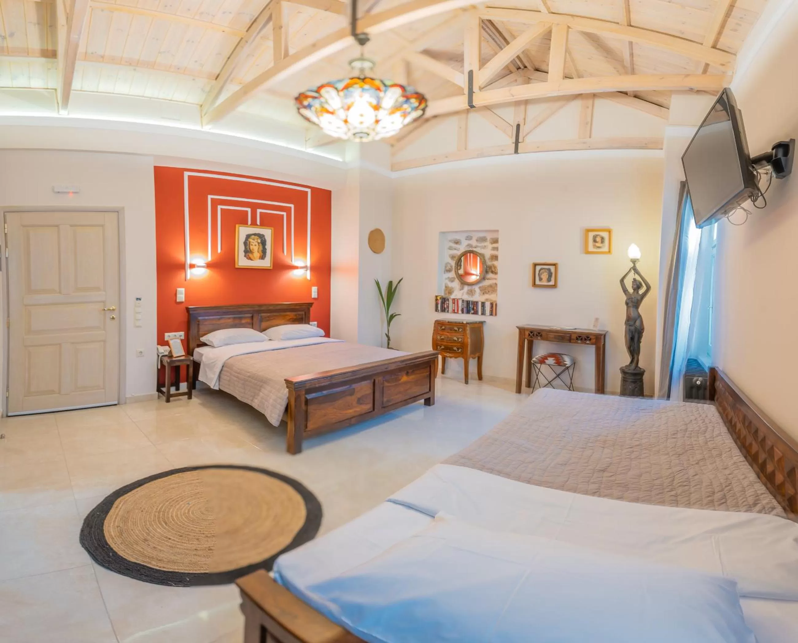 Bed in The Stone Manor , Noho boutique hotel Thissio