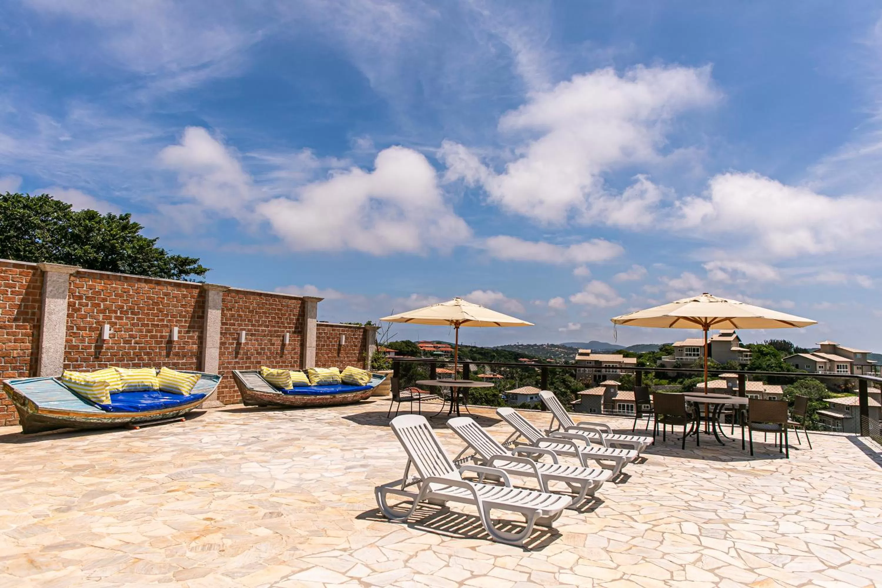 sunbed in Pousada La Dolce Vita