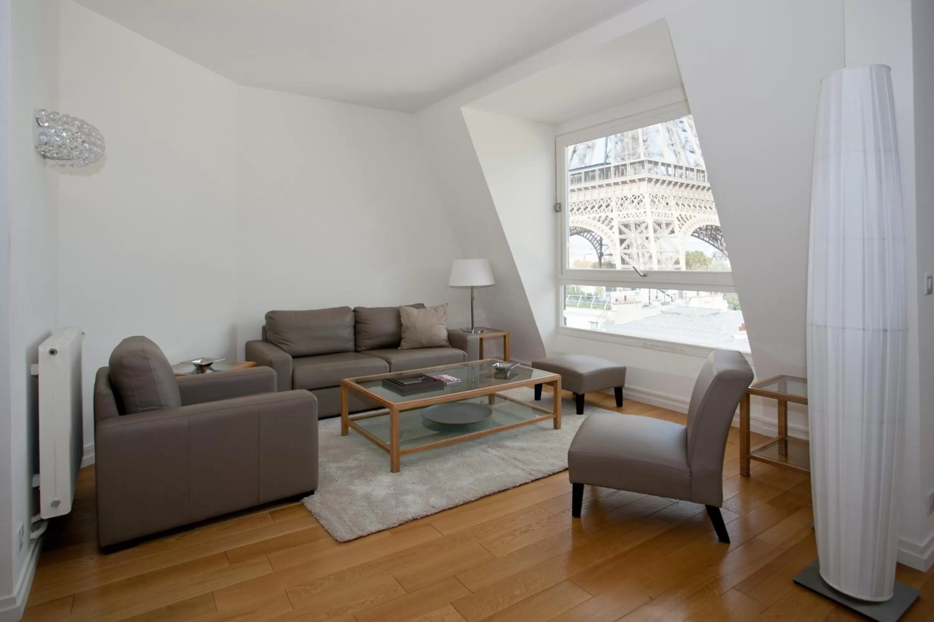 Living room in Résidence Charles Floquet