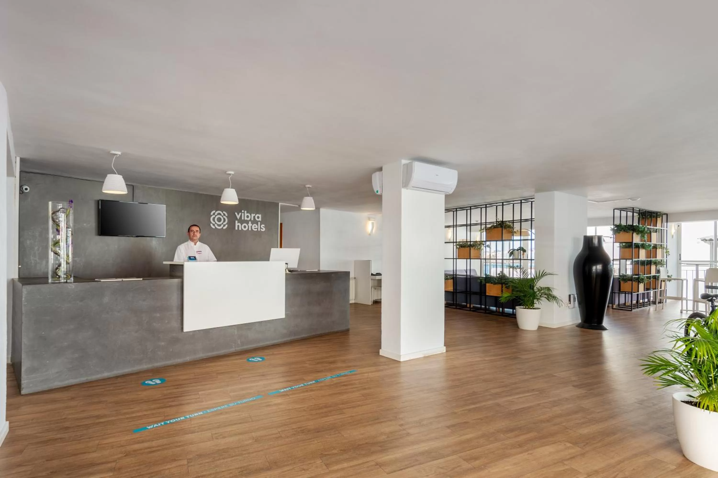 Lobby or reception in Hotel Vibra Marítimo