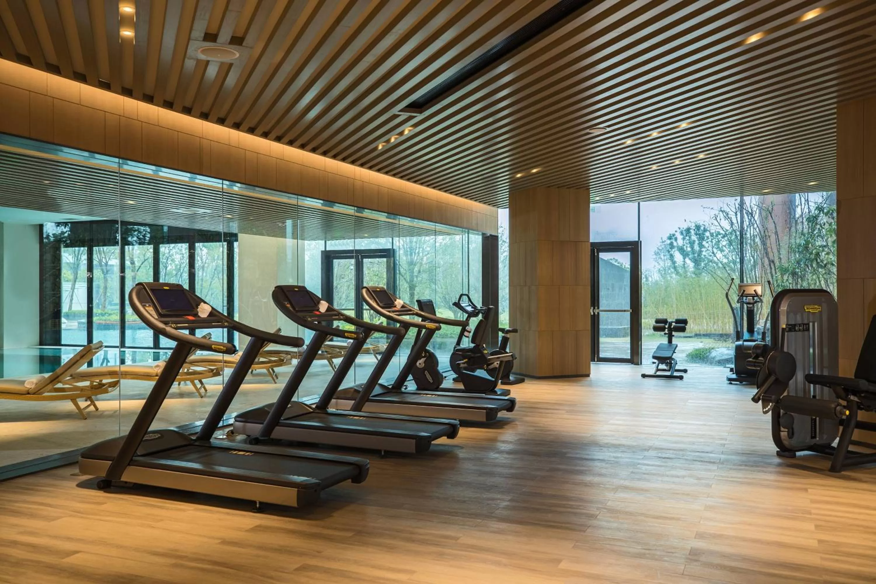 Fitness centre/facilities in Suzhou Marriott Hotel Taihu Lake
