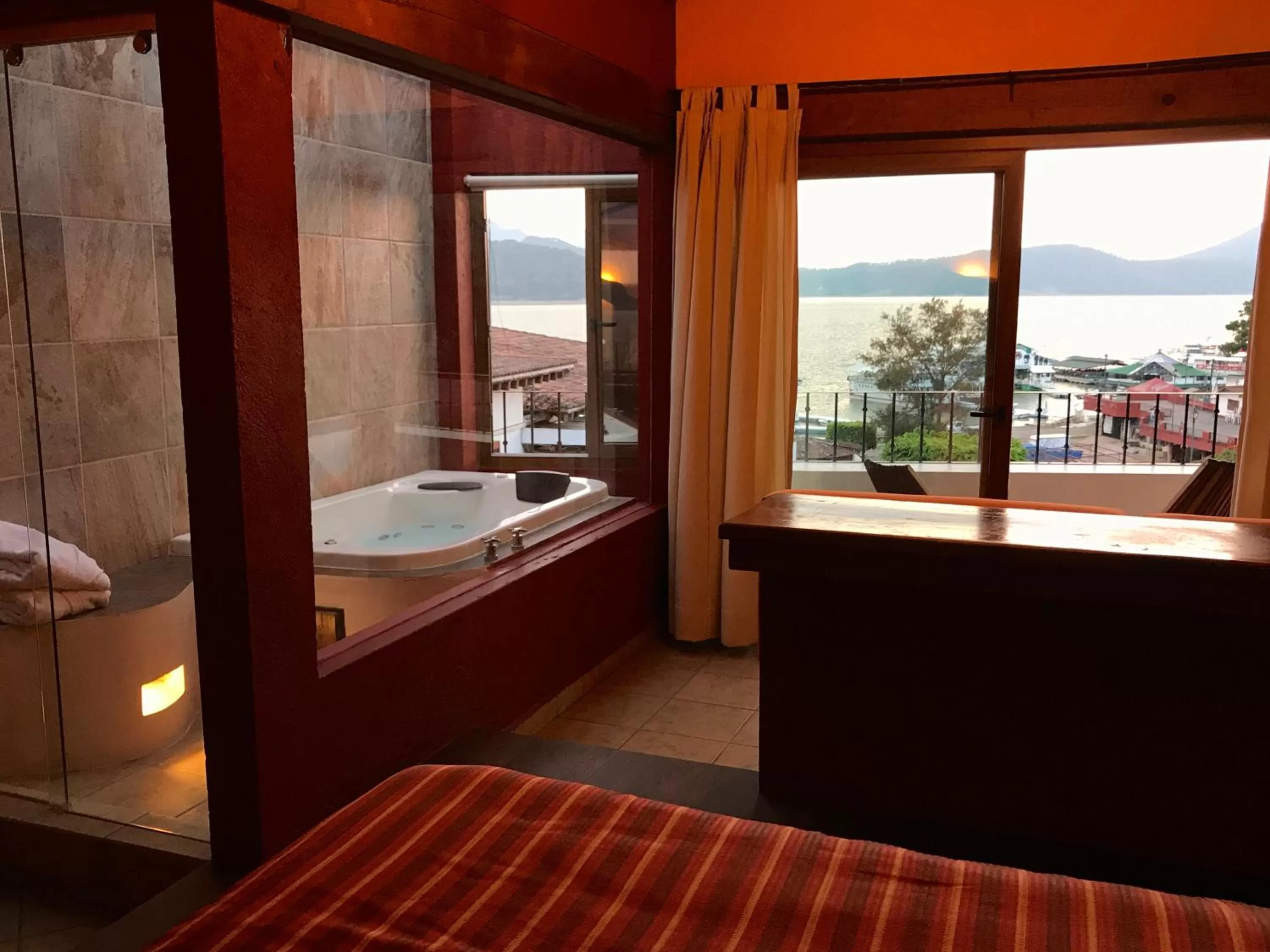 Bed in Hotel puesta del sol