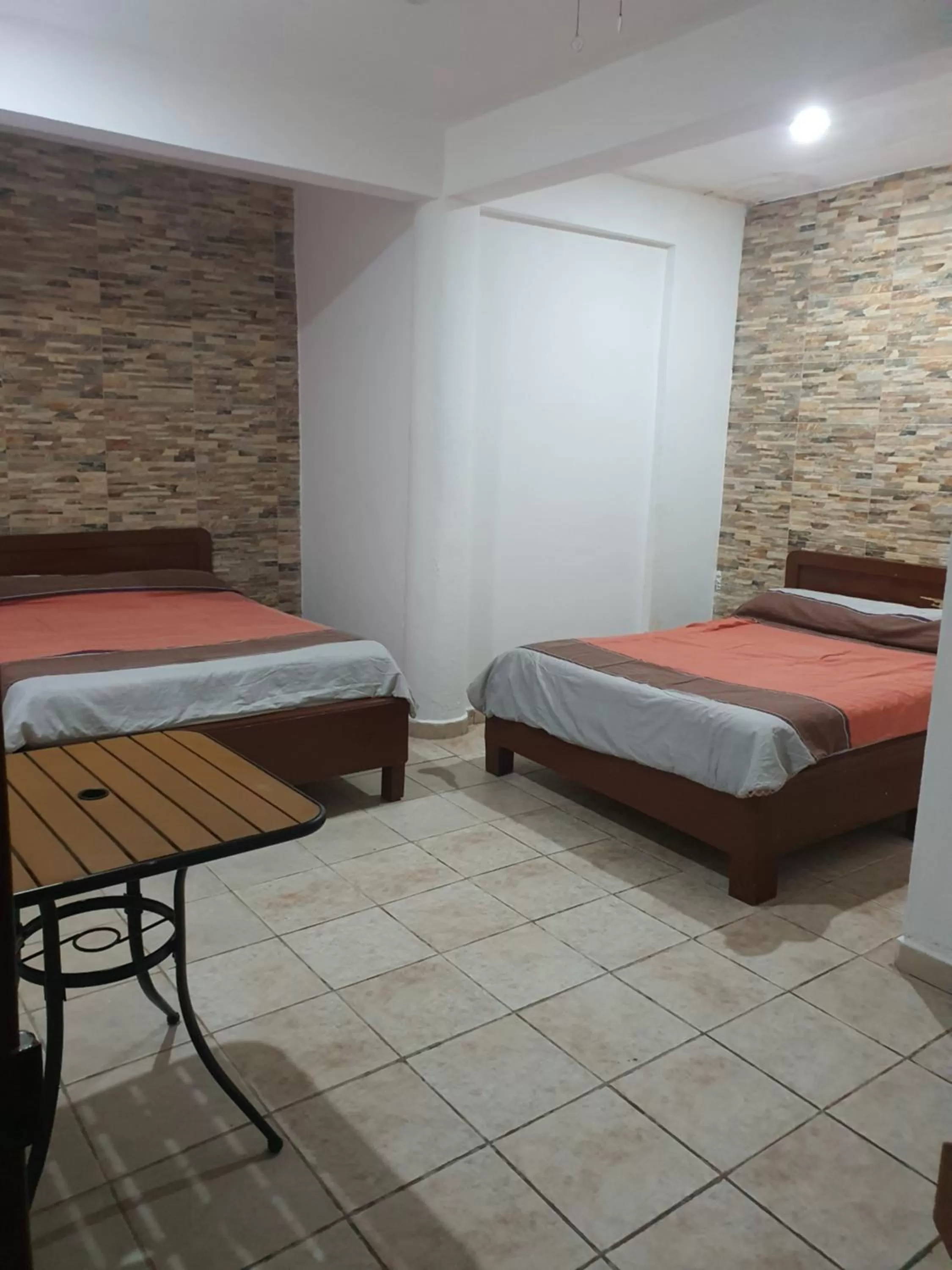 Bedroom, Bed in Hotel posada MARCAS