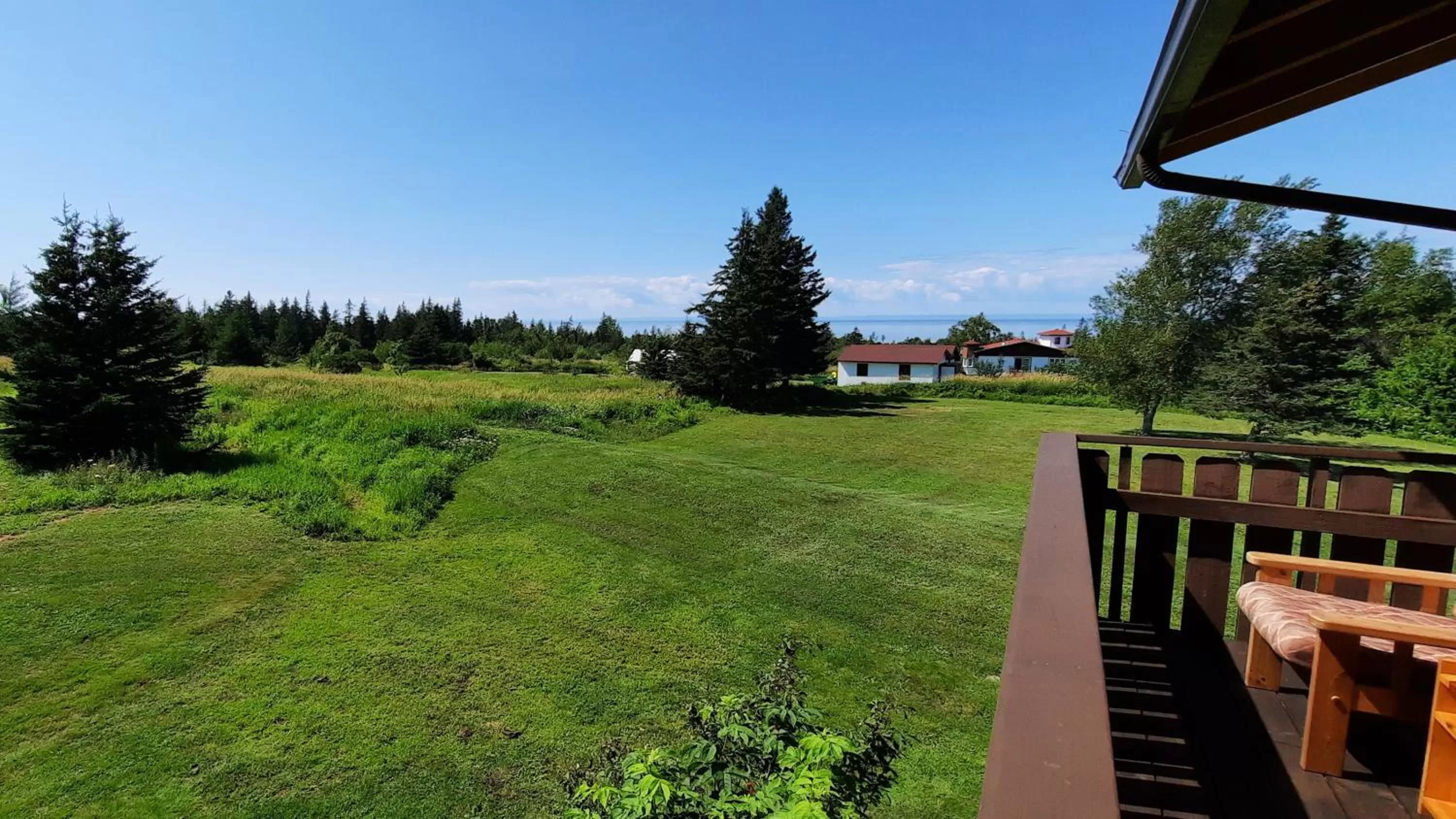 Garden view in Edelweiss Inn Nova Scotia