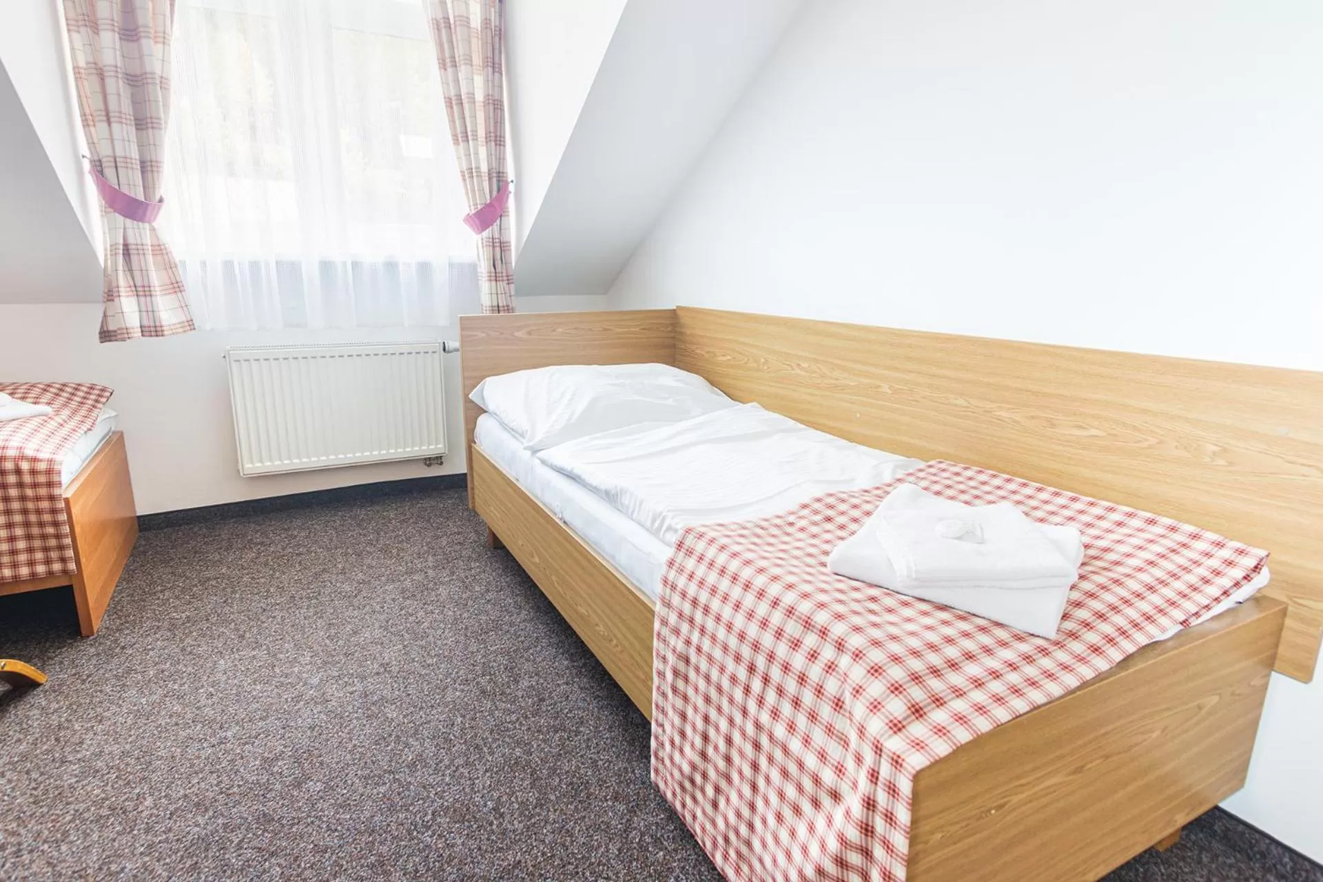 Bed in Hotel Seifert