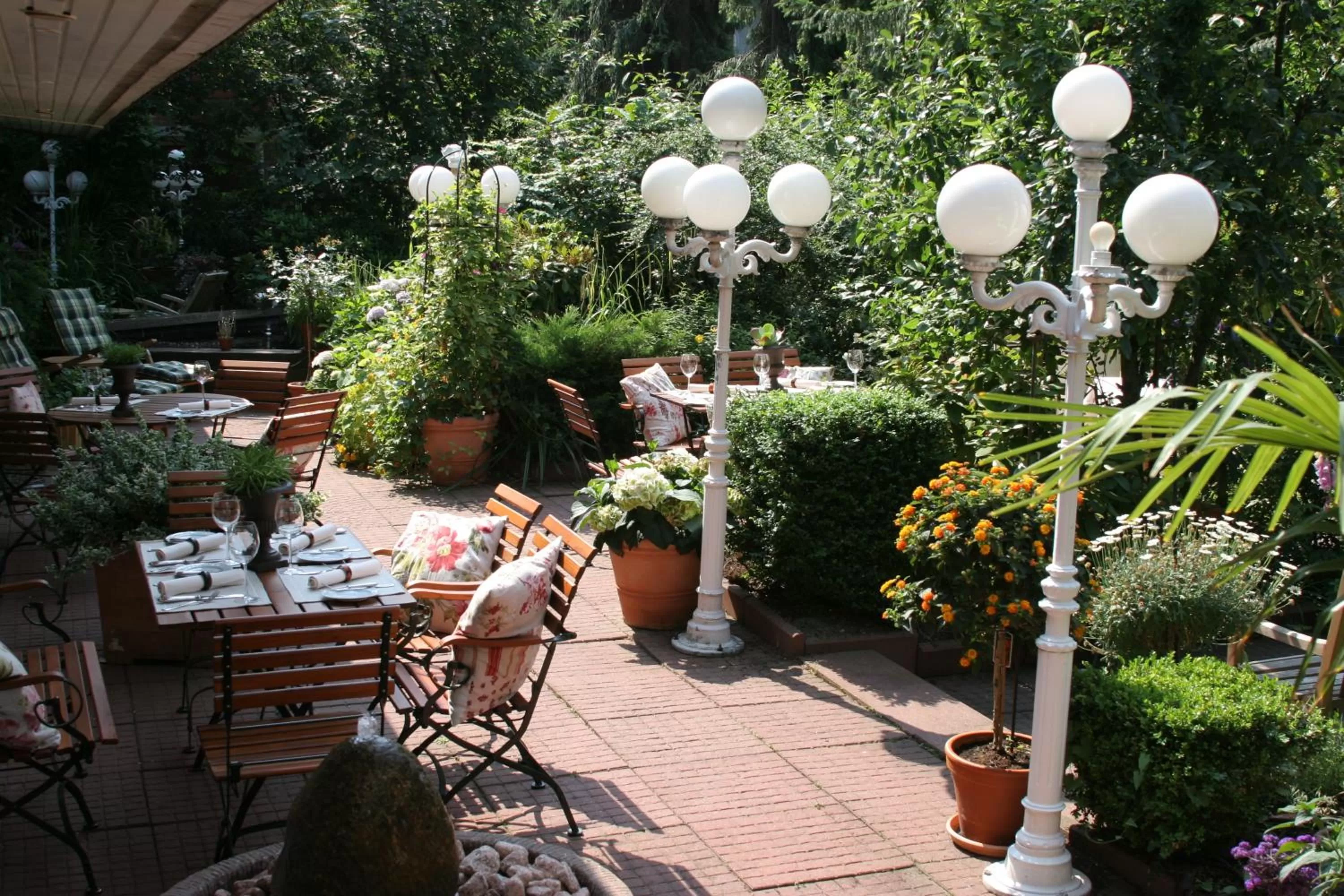 Garden in Hotel Wilhelm Busch