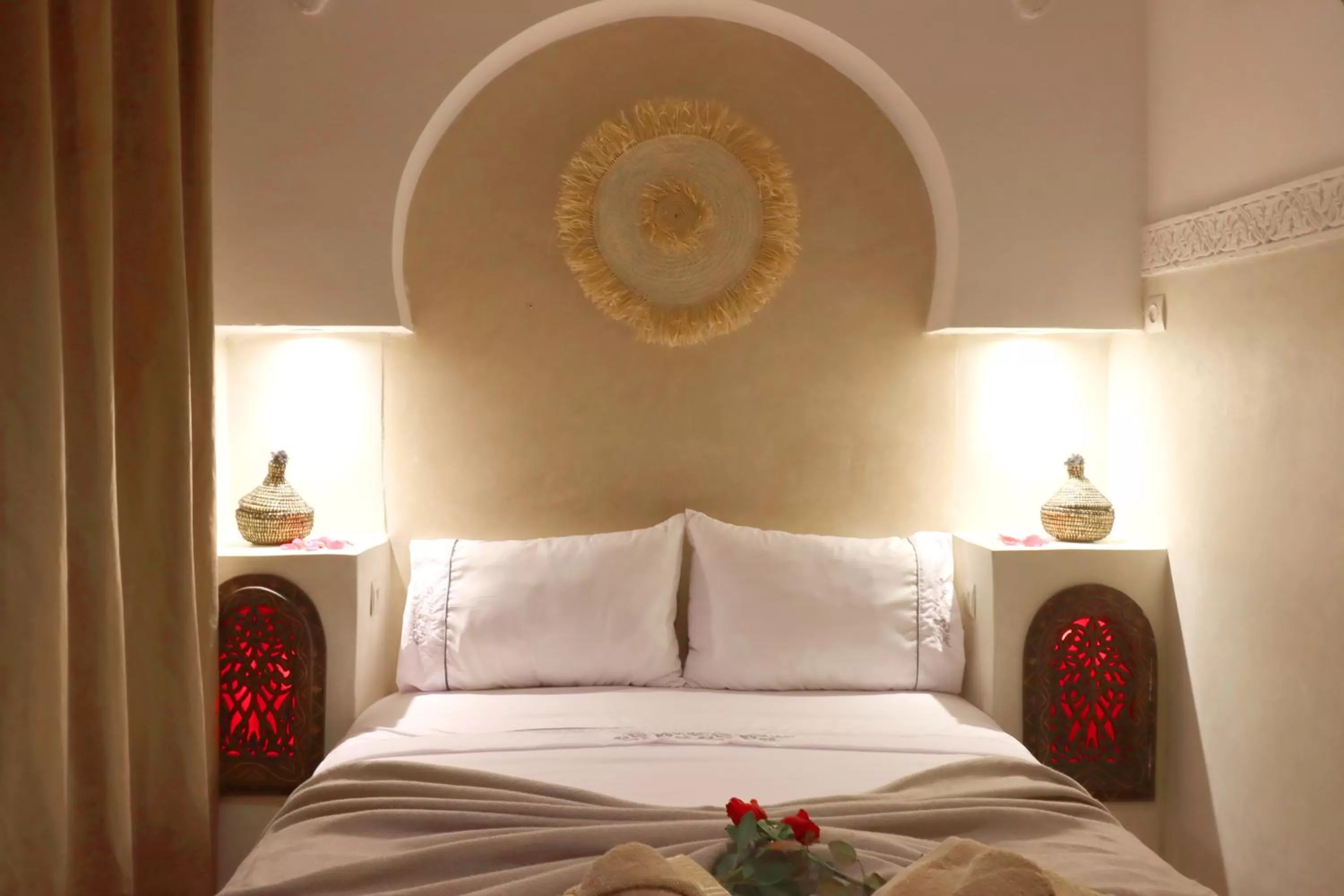 Bed in Riad Venezia