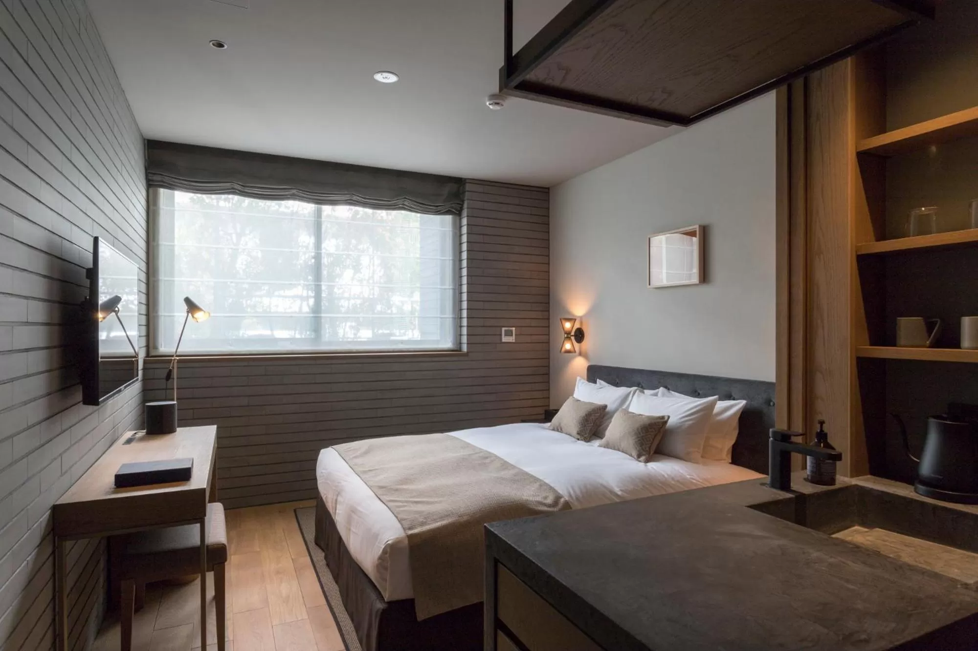 Bed in HOTEL CANATA KYOTO