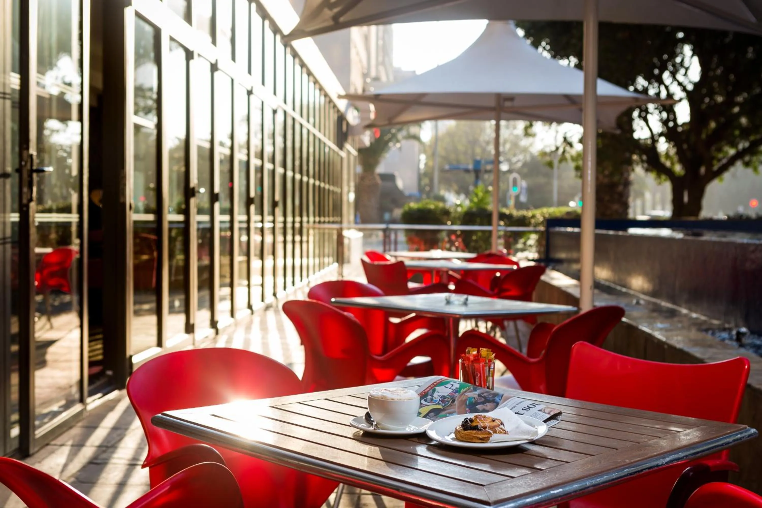 Patio in Fountains Hotel