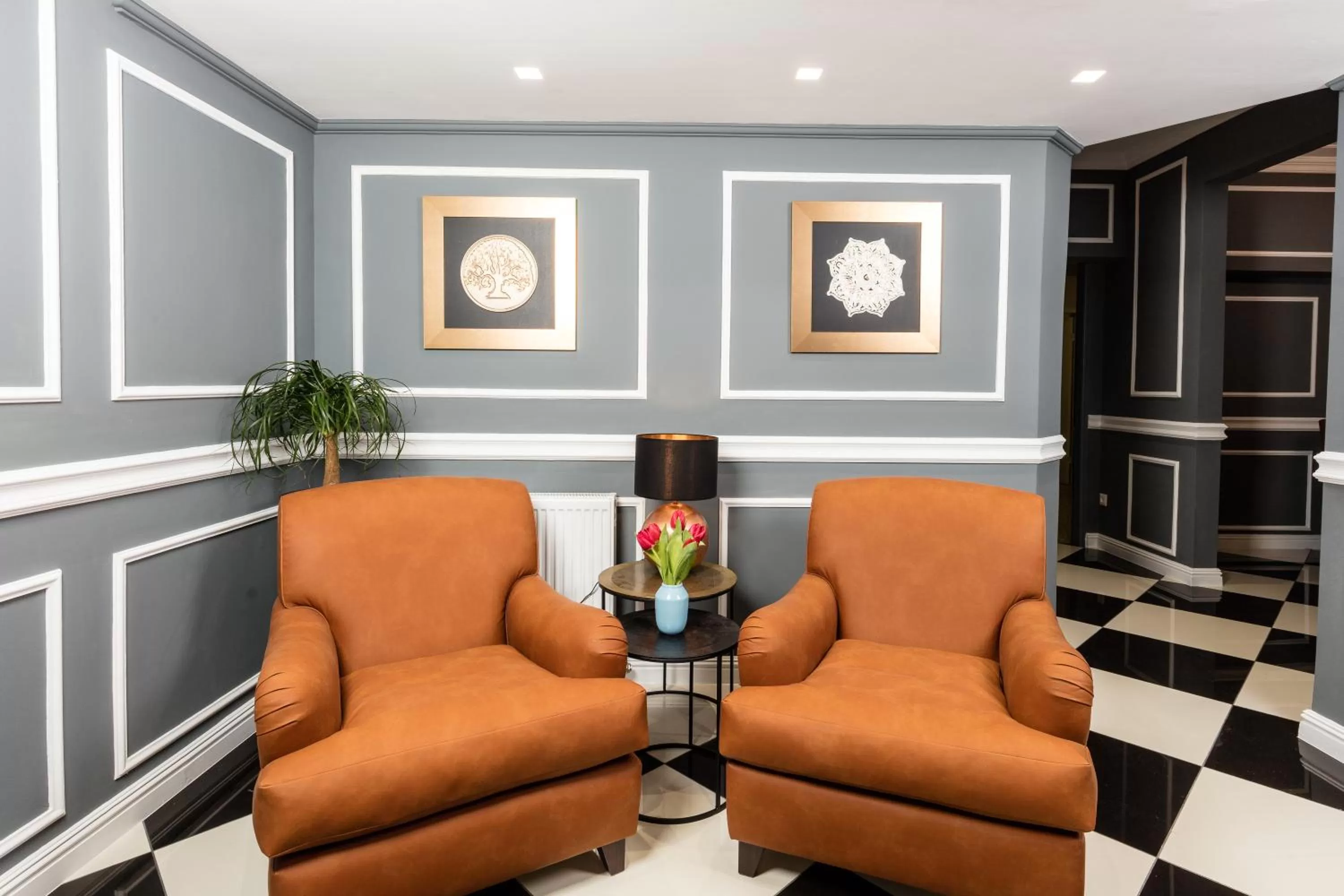 Lobby or reception in Athens Mansion Luxury Suites