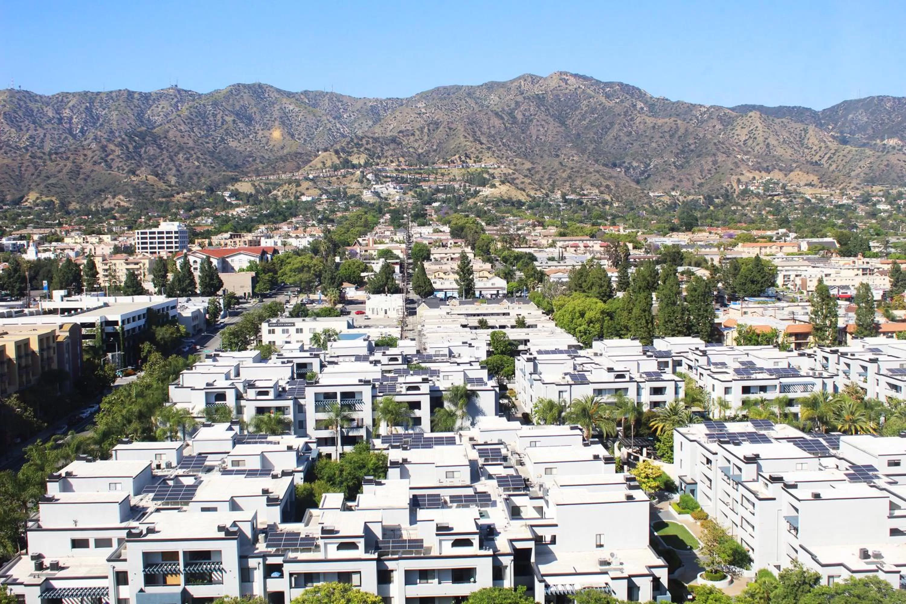 Mountain view in Hotel Burbank