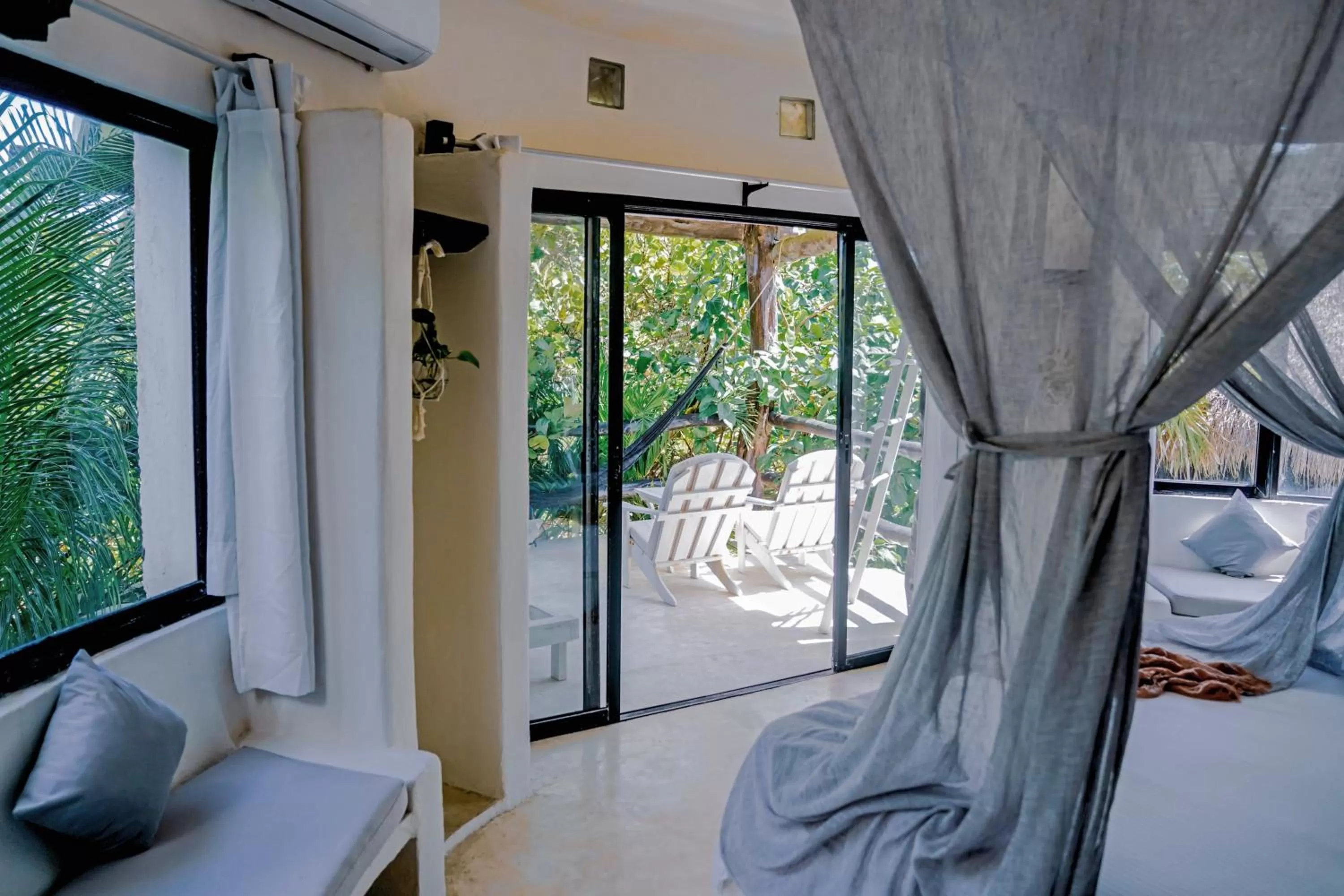 Bed in Coco Tulum Zen Zone Hotel