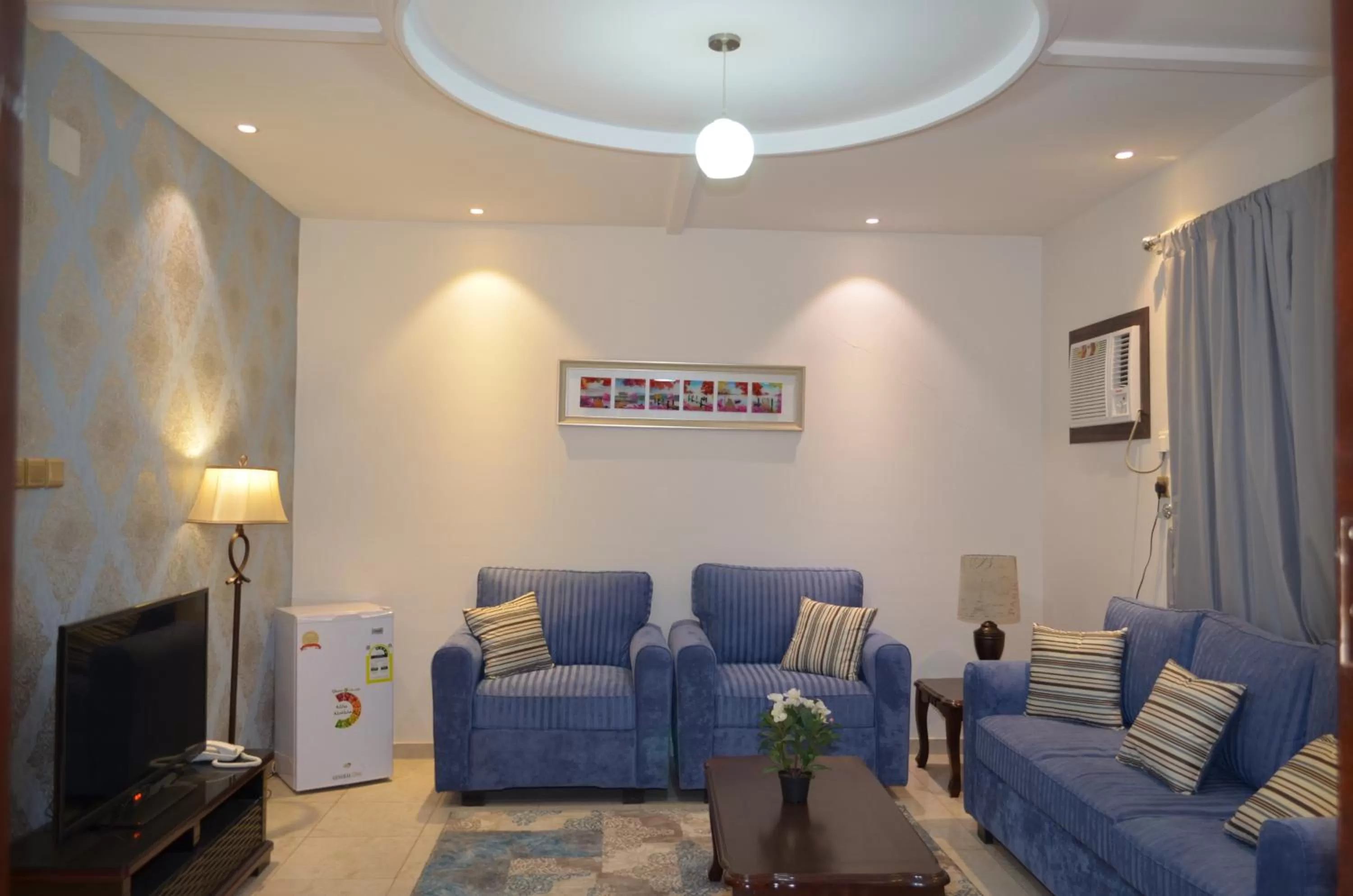 Living room in Holiday Season