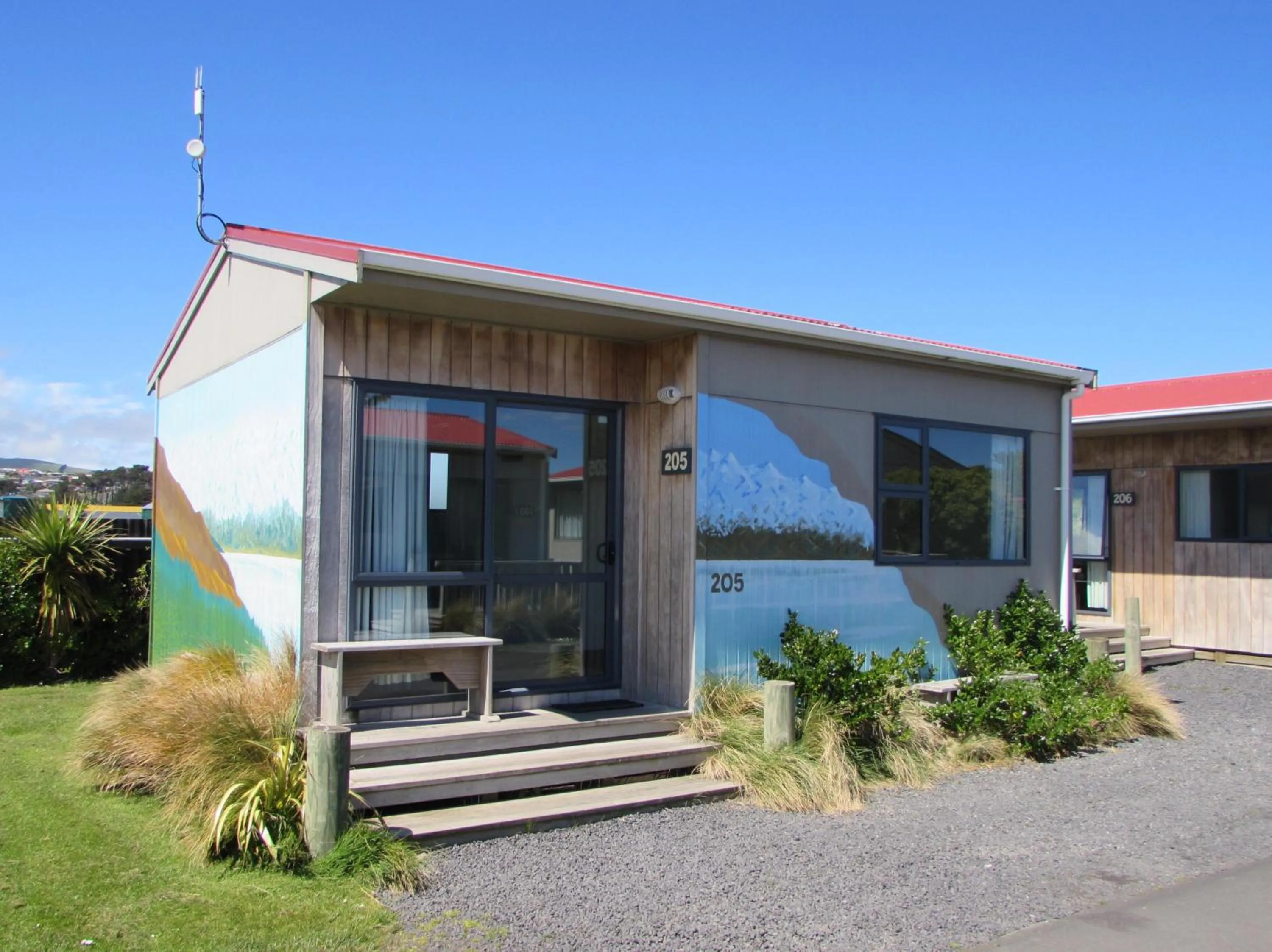 Property building in Dunedin Holiday Park