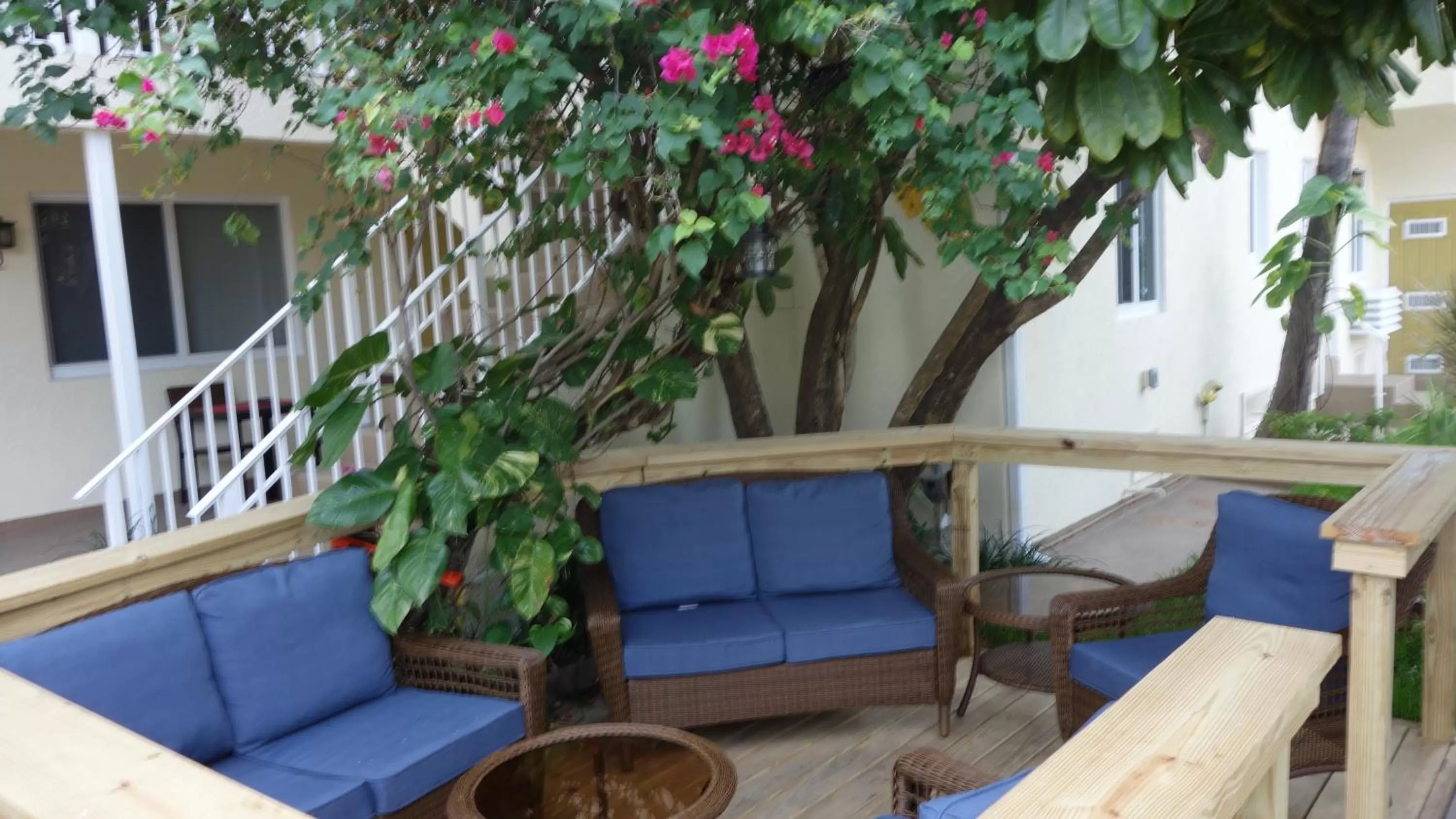 Patio in Ocean Drive Villas