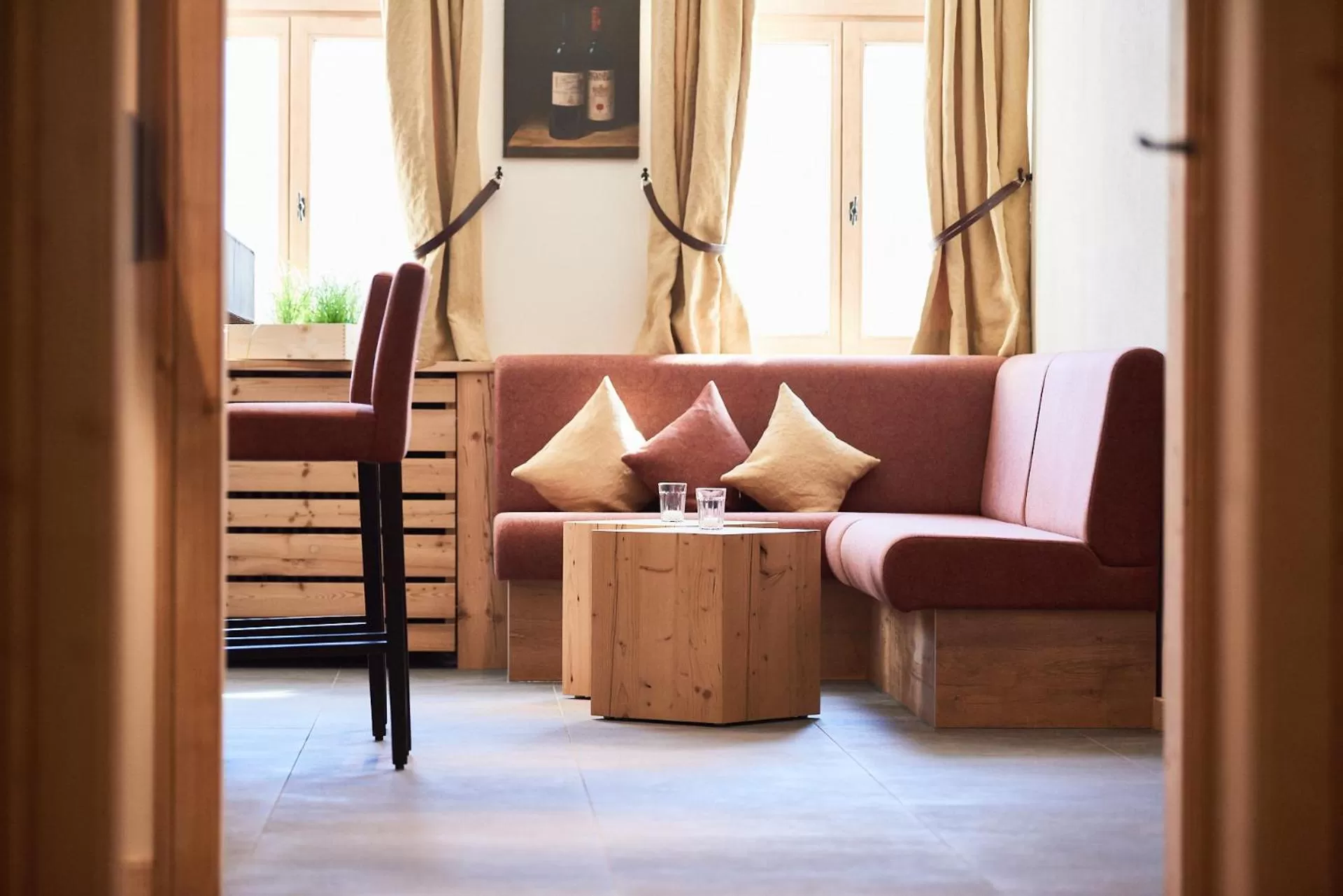 Seating area in Gasthof Linde