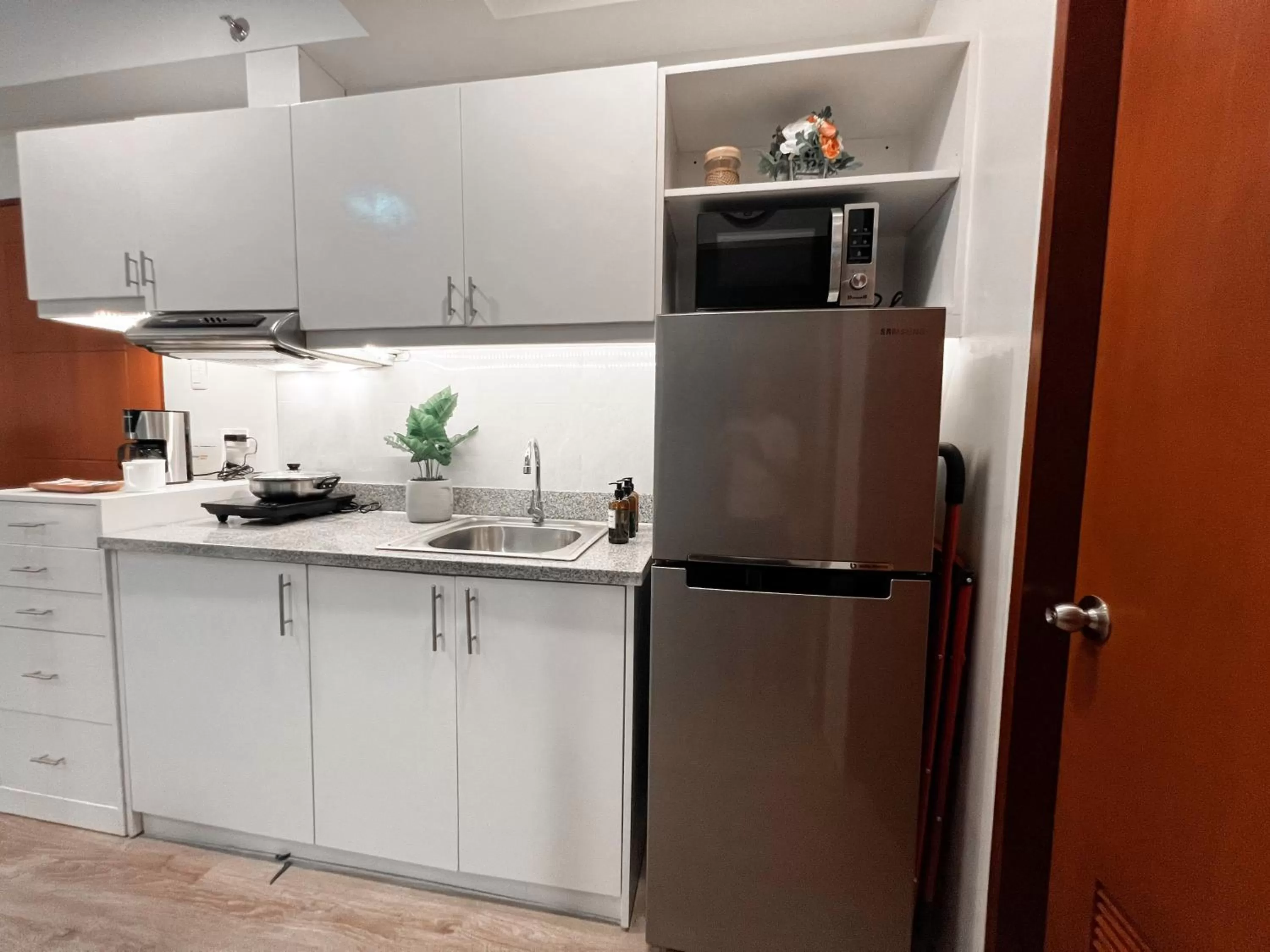 kitchen in AZRA Bacolod at Mesavirre Garden Residences