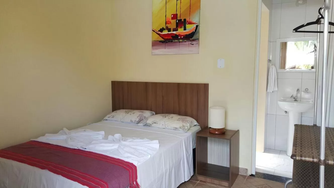 Photo of the whole room, Bed in Pousada Recanto do Sal