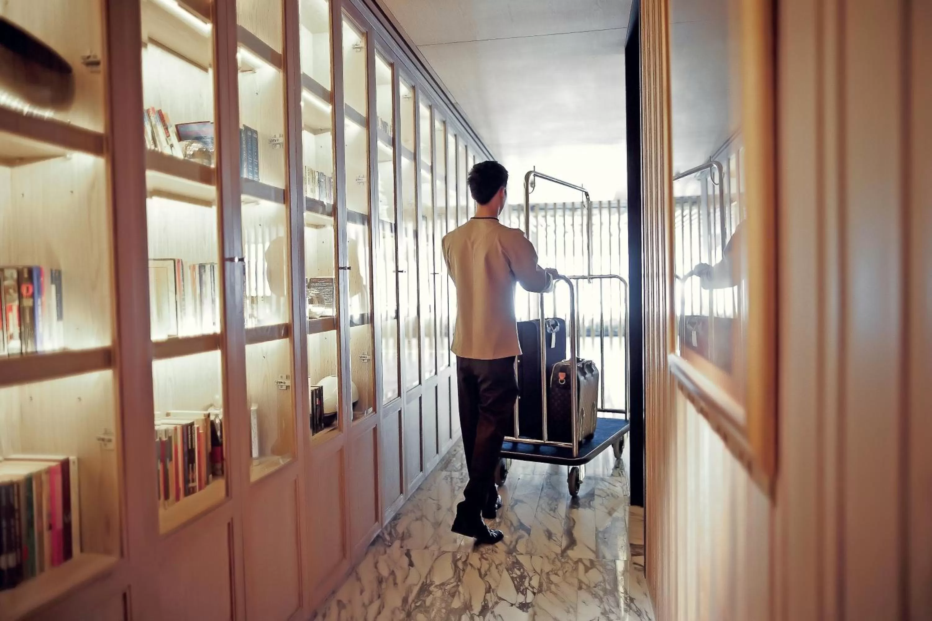 Lobby or reception in Arcadia Suites Bangkok