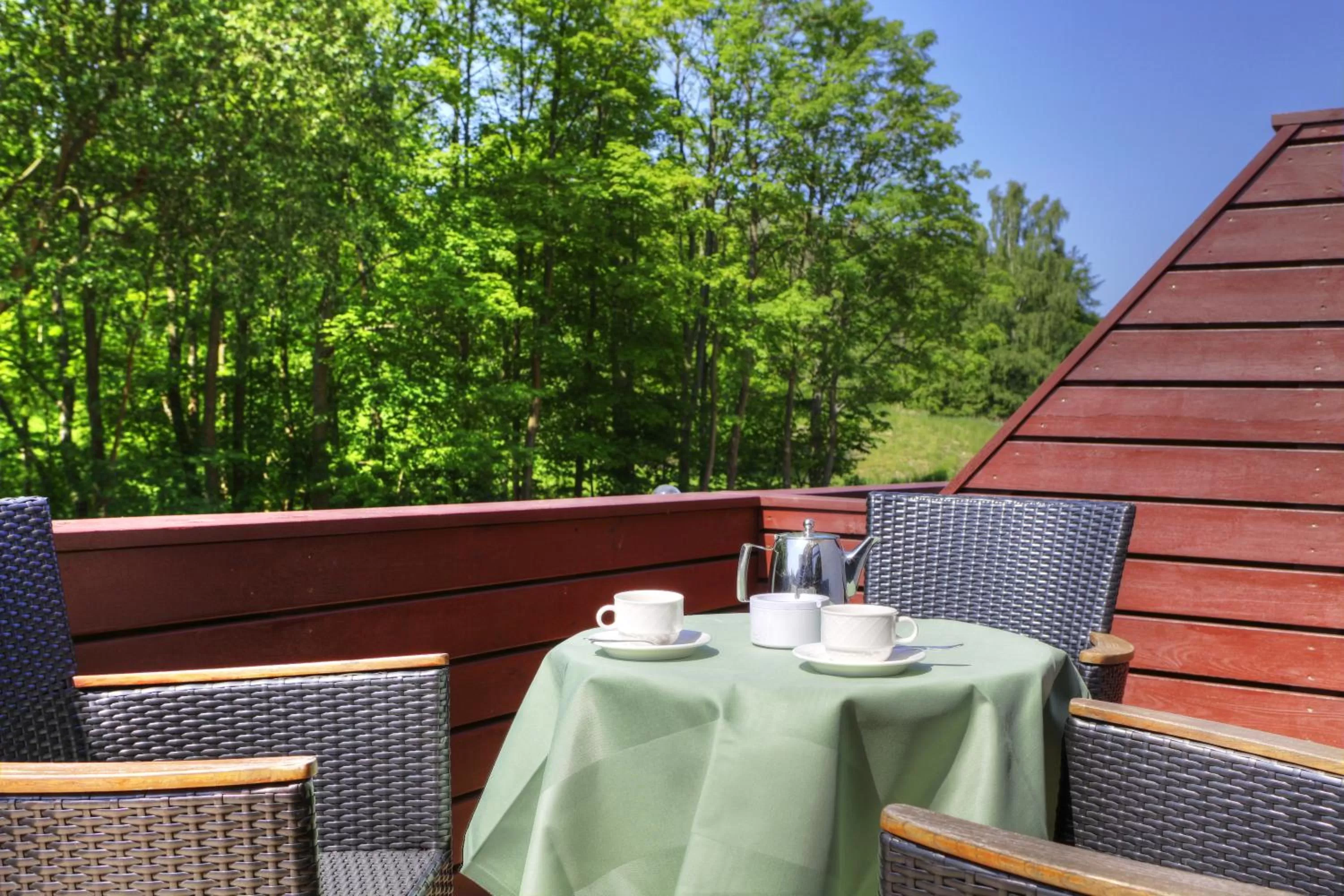 Balcony/Terrace in Bromølle Kro