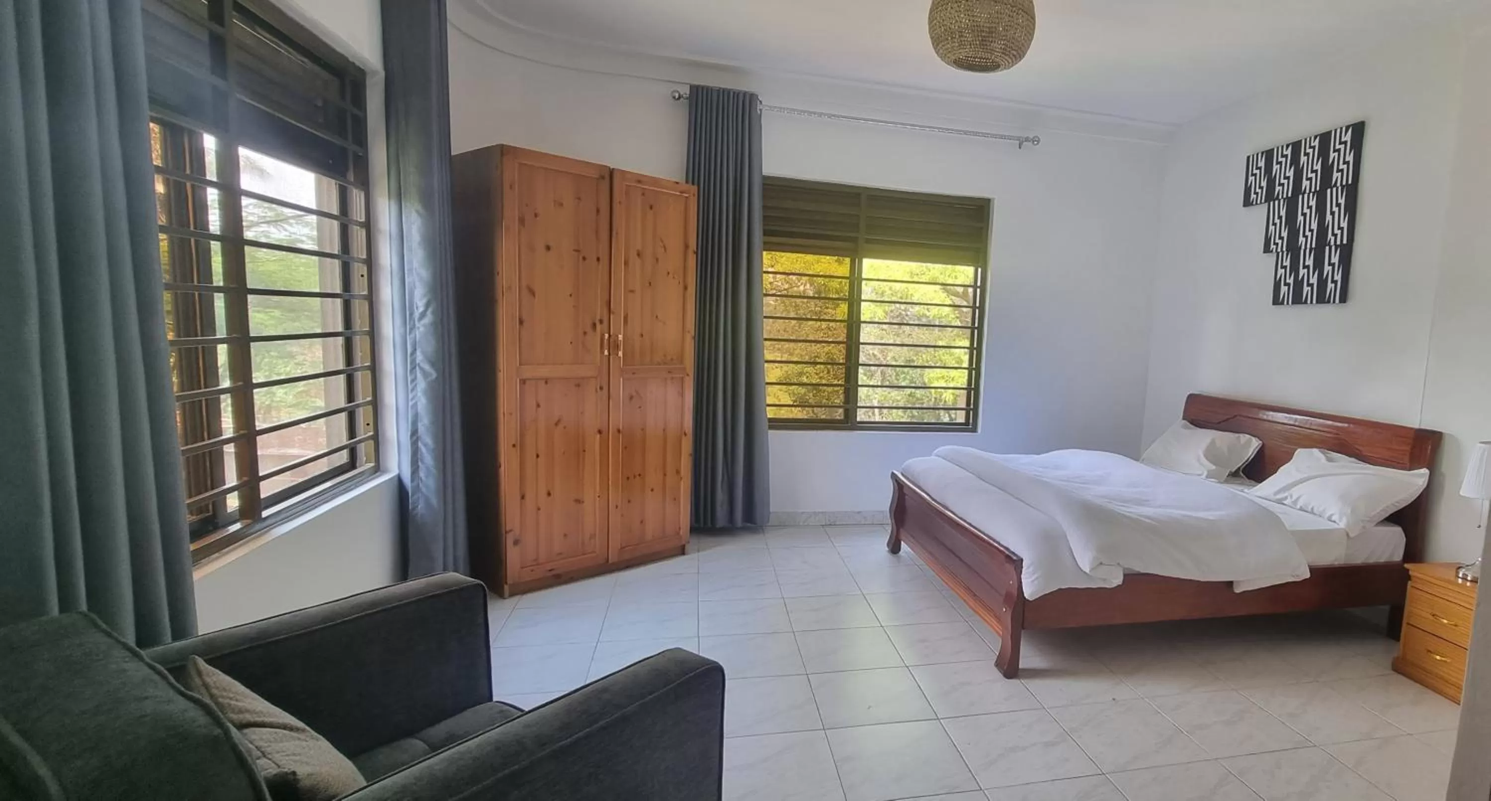 Photo of the whole room, Bed in Nature Kigali