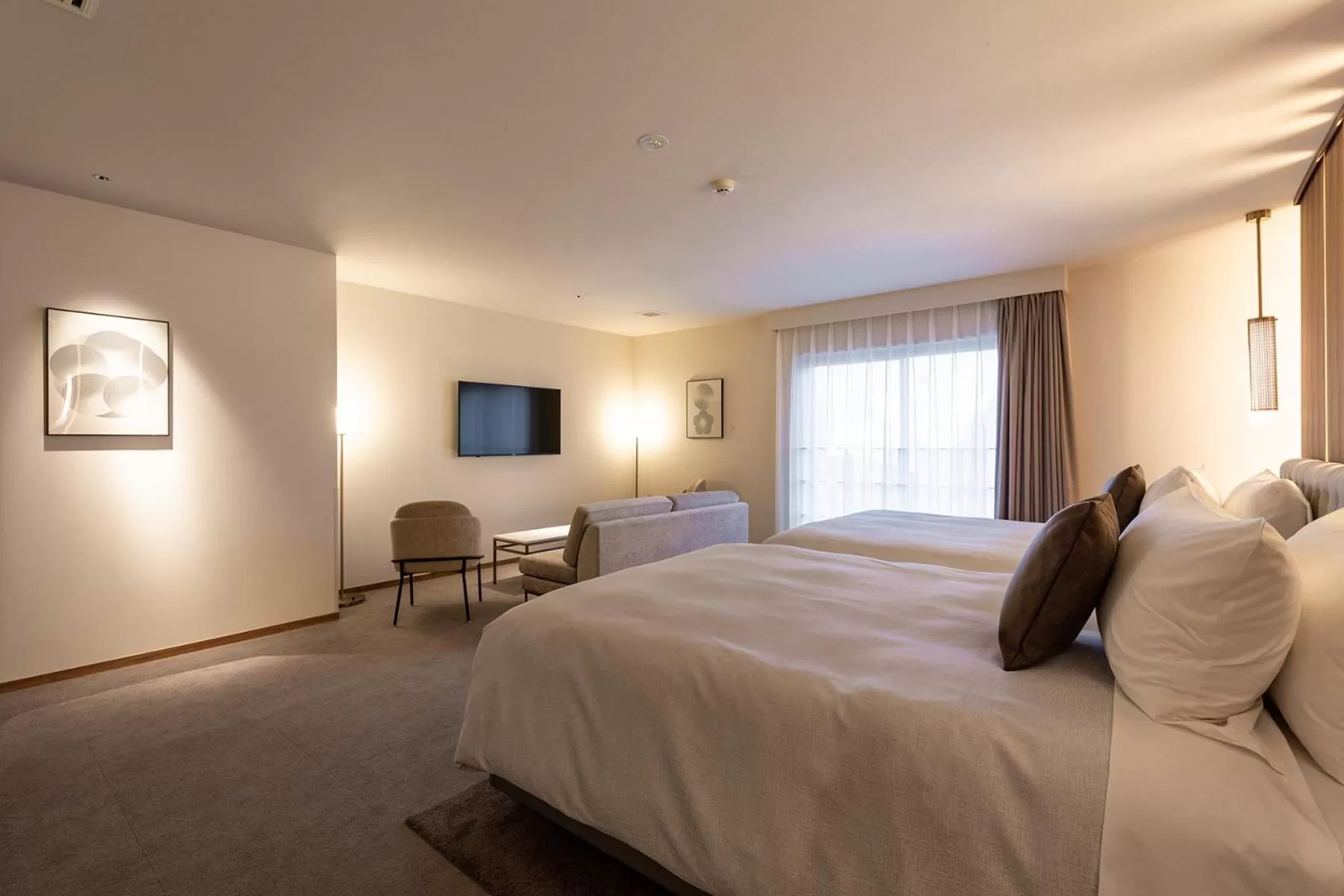 TV and multimedia, Bed in The OneFive Terrace Fukuoka