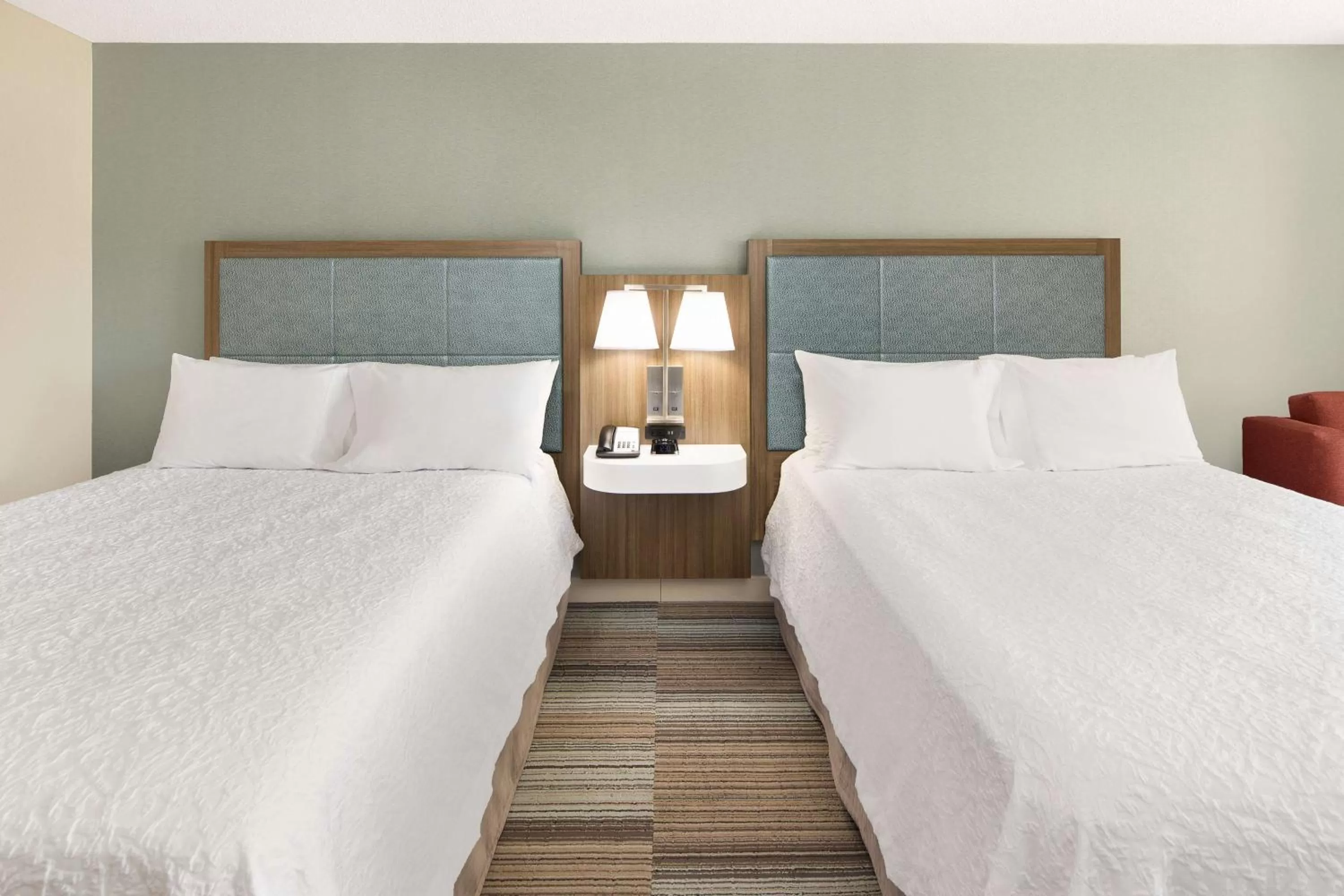 Bed in Hampton Inn Atlanta-Georgia Tech-Downtown