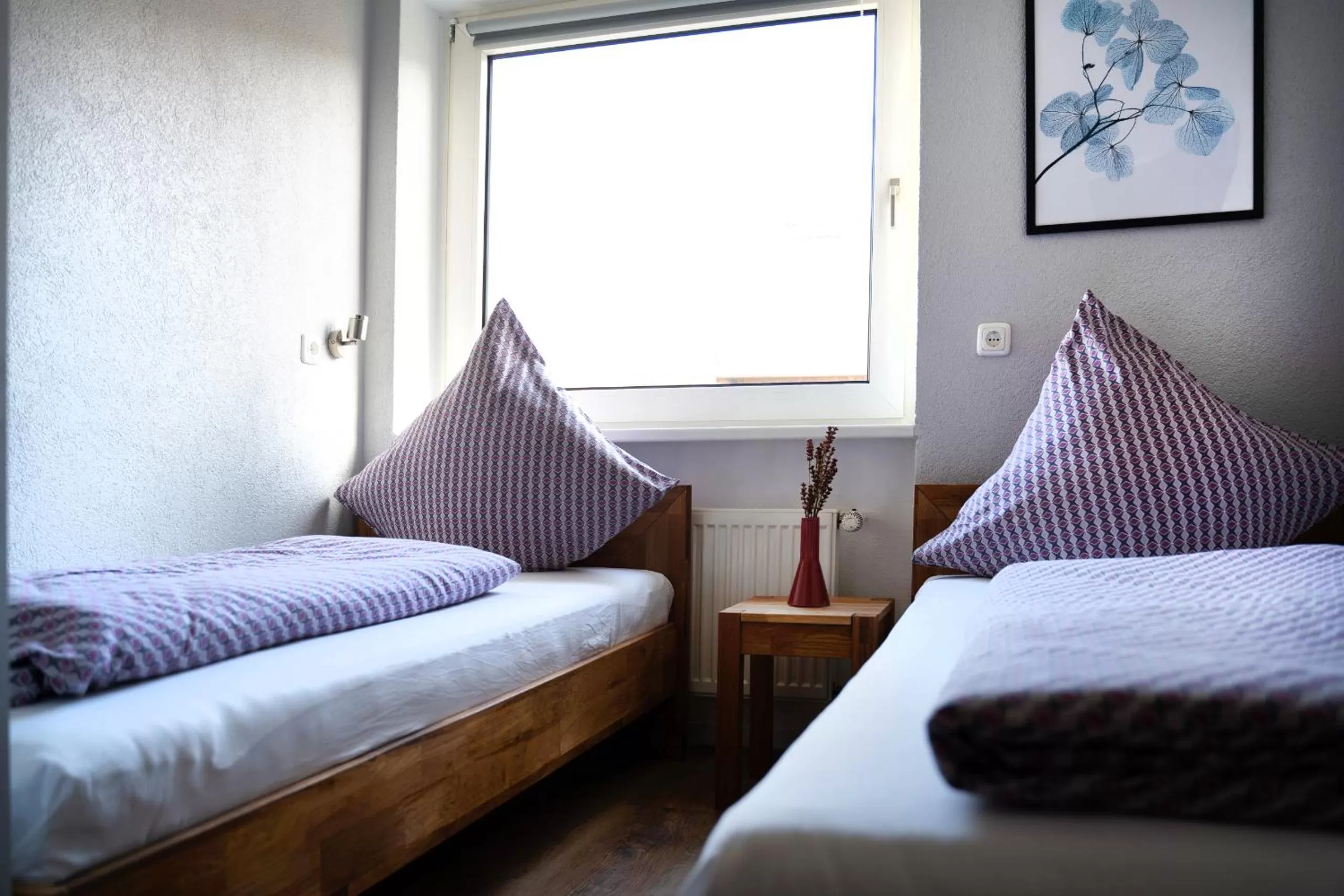 Bedroom, Bed in Hotel Garni Moers